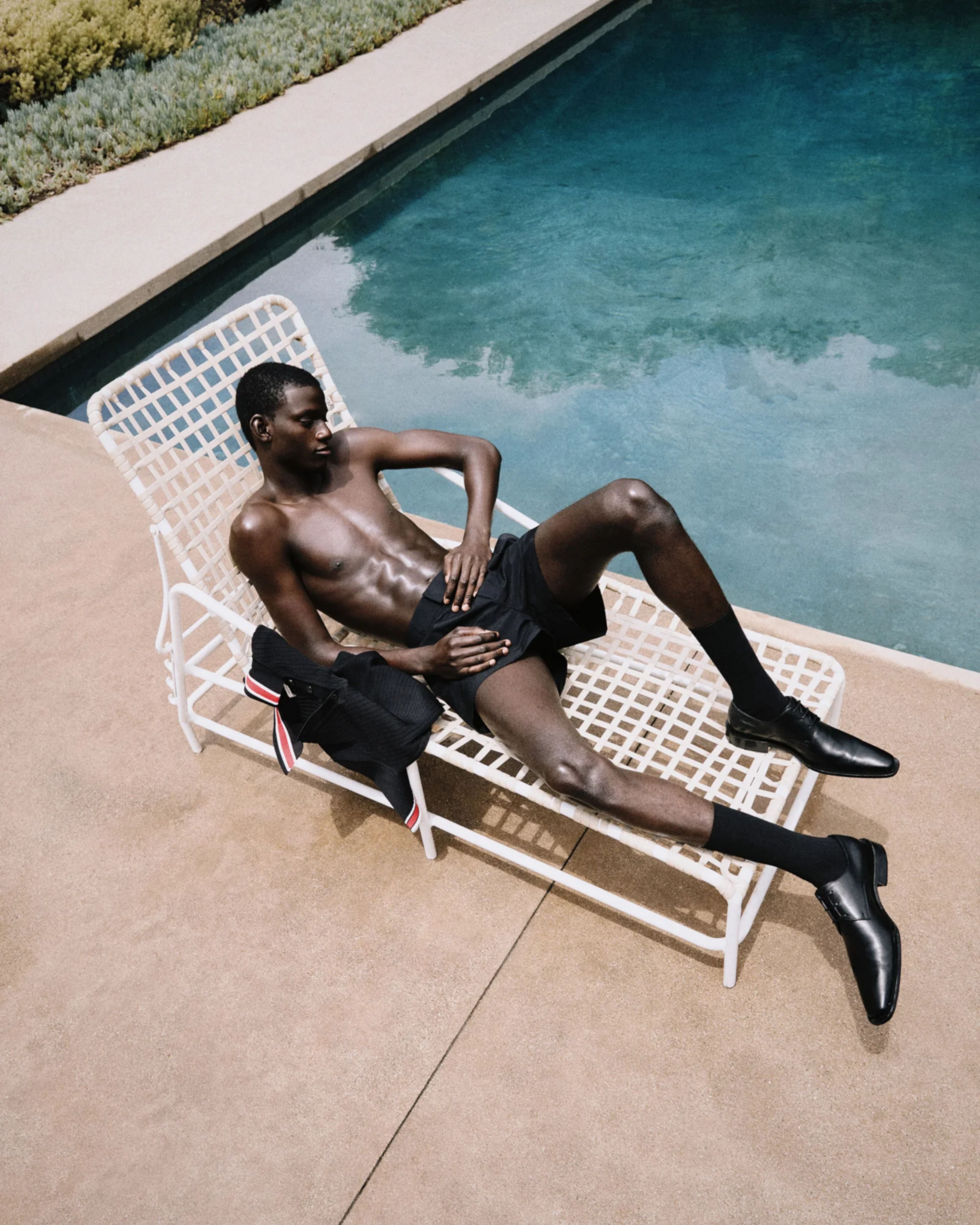 Compact Shorts Black Wool - Image 1