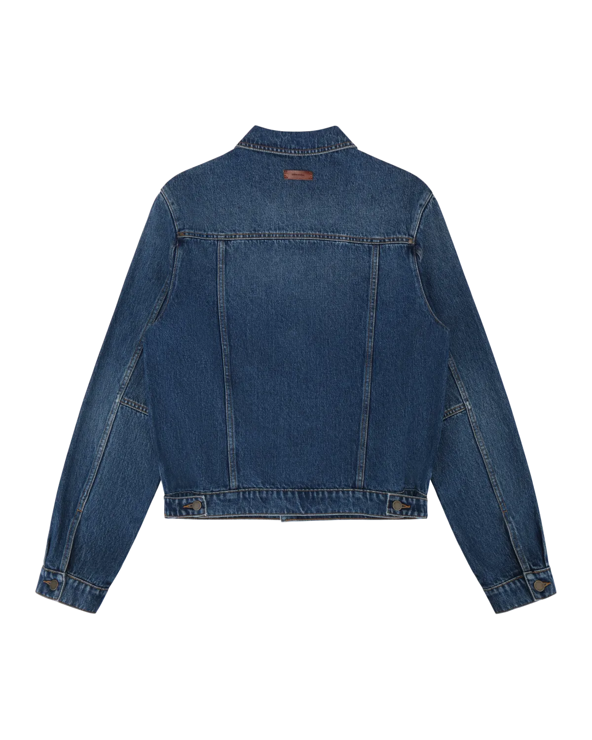 Classic Denim Jacket Mid Blue - Image 5