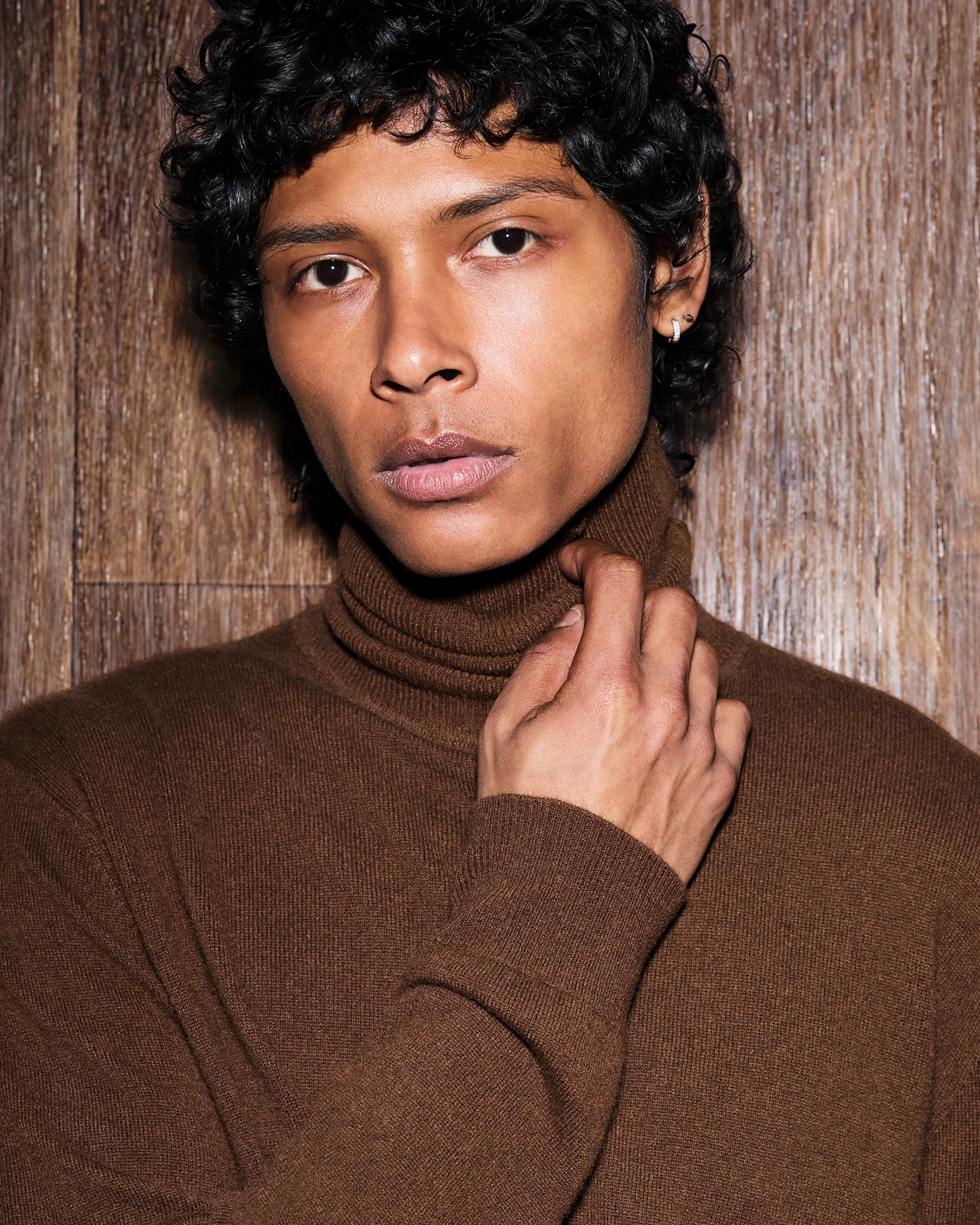 Knit Turtleneck Cedar - Image 1