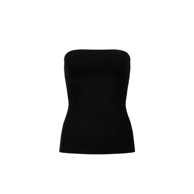 bandeau-black garment view