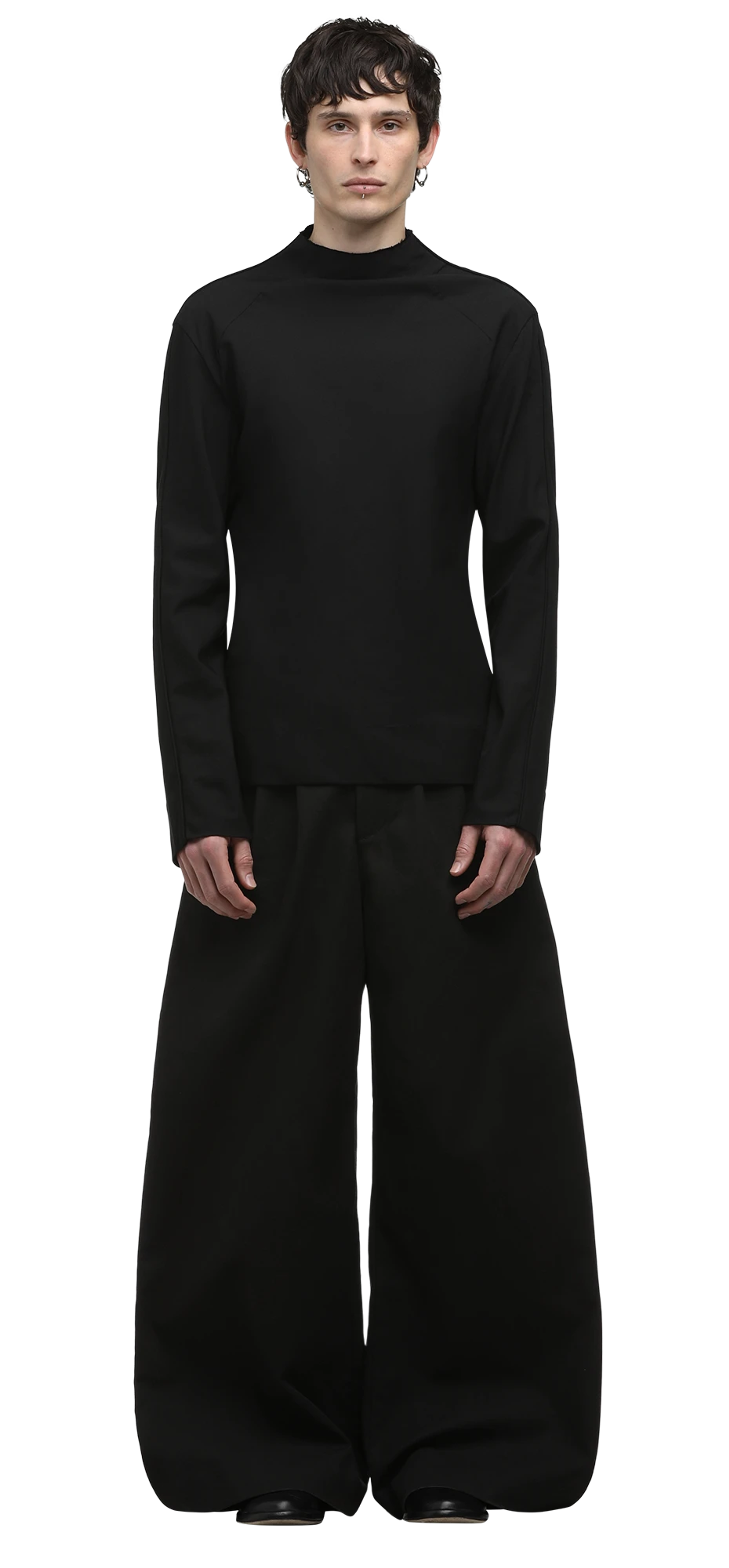 structured-top-black character front view