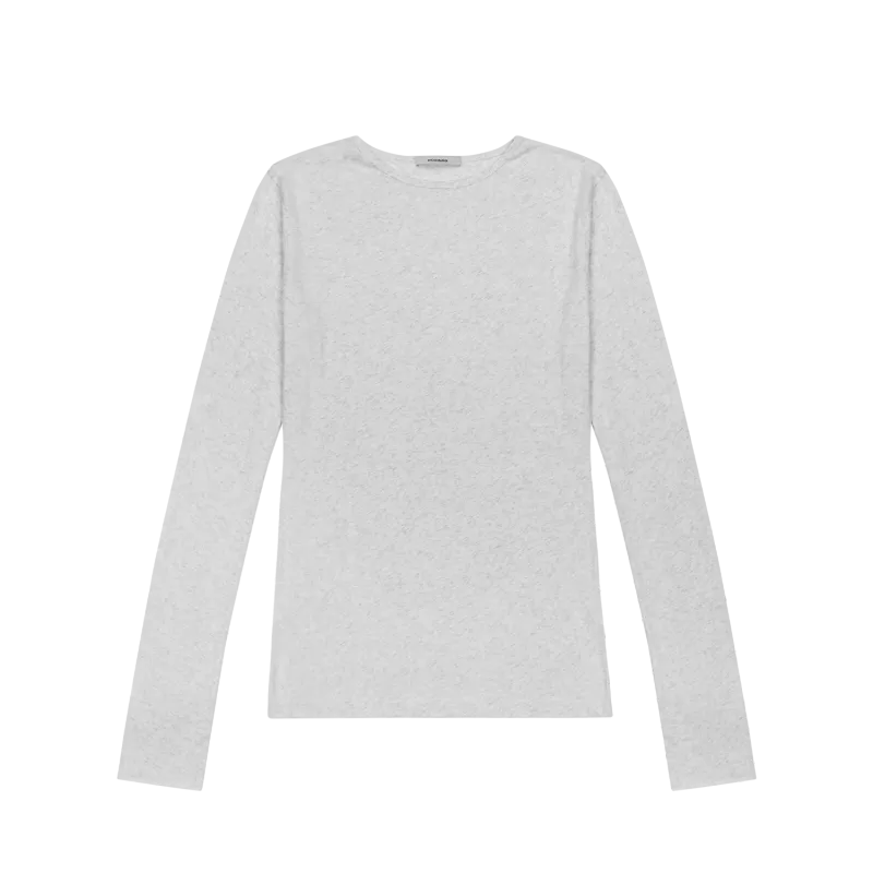 sheer-long-sleeve-heather-grey garment view
