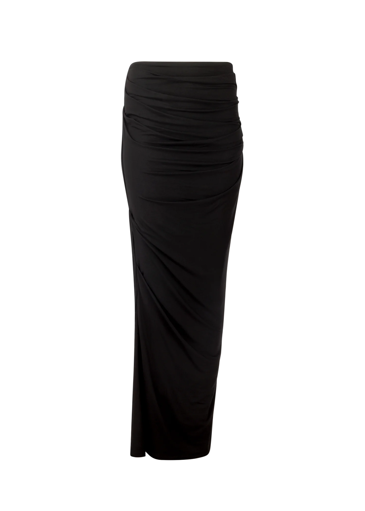 entire studioブラック ロングタイトスカートDrape Skirt entire studioブラック ロングタイトスカートDrape Skirt drape skirt