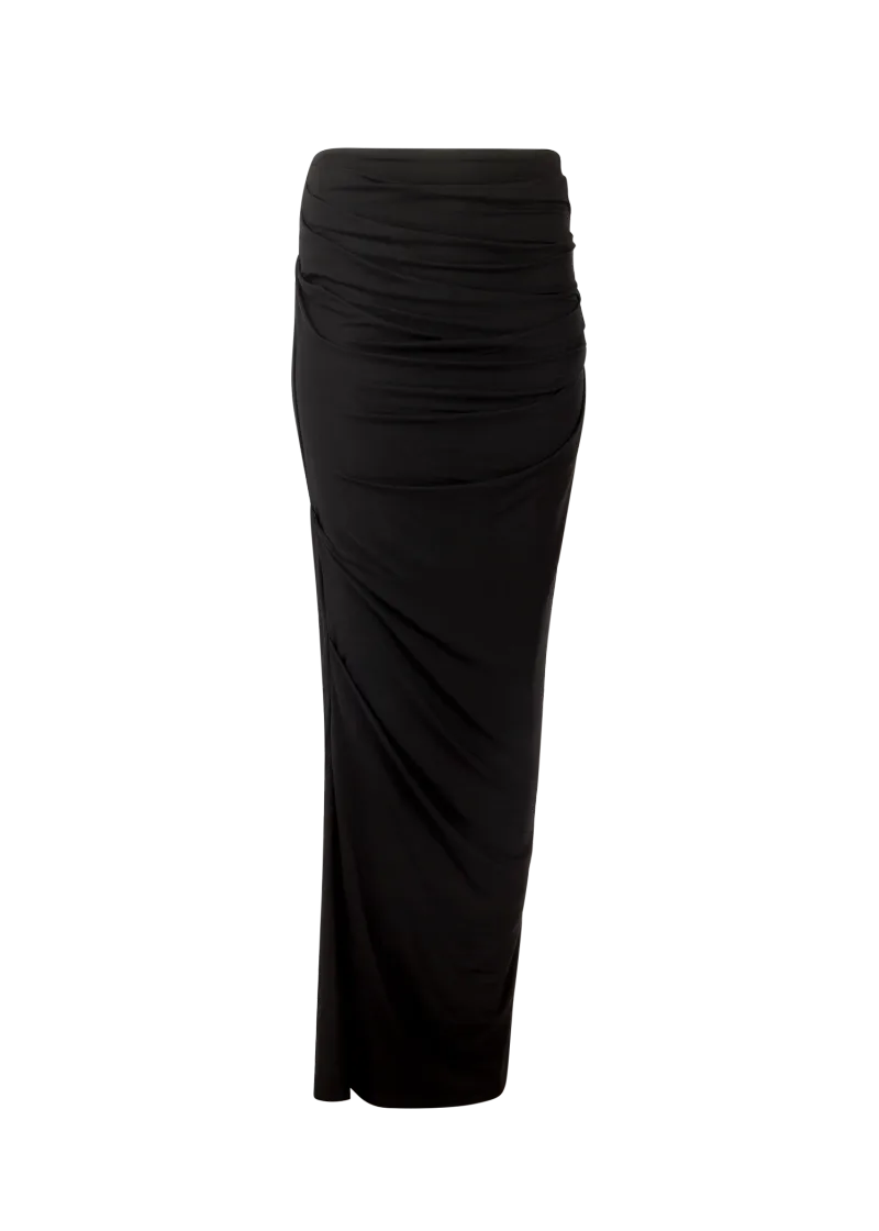 drape-skirt-black garment view