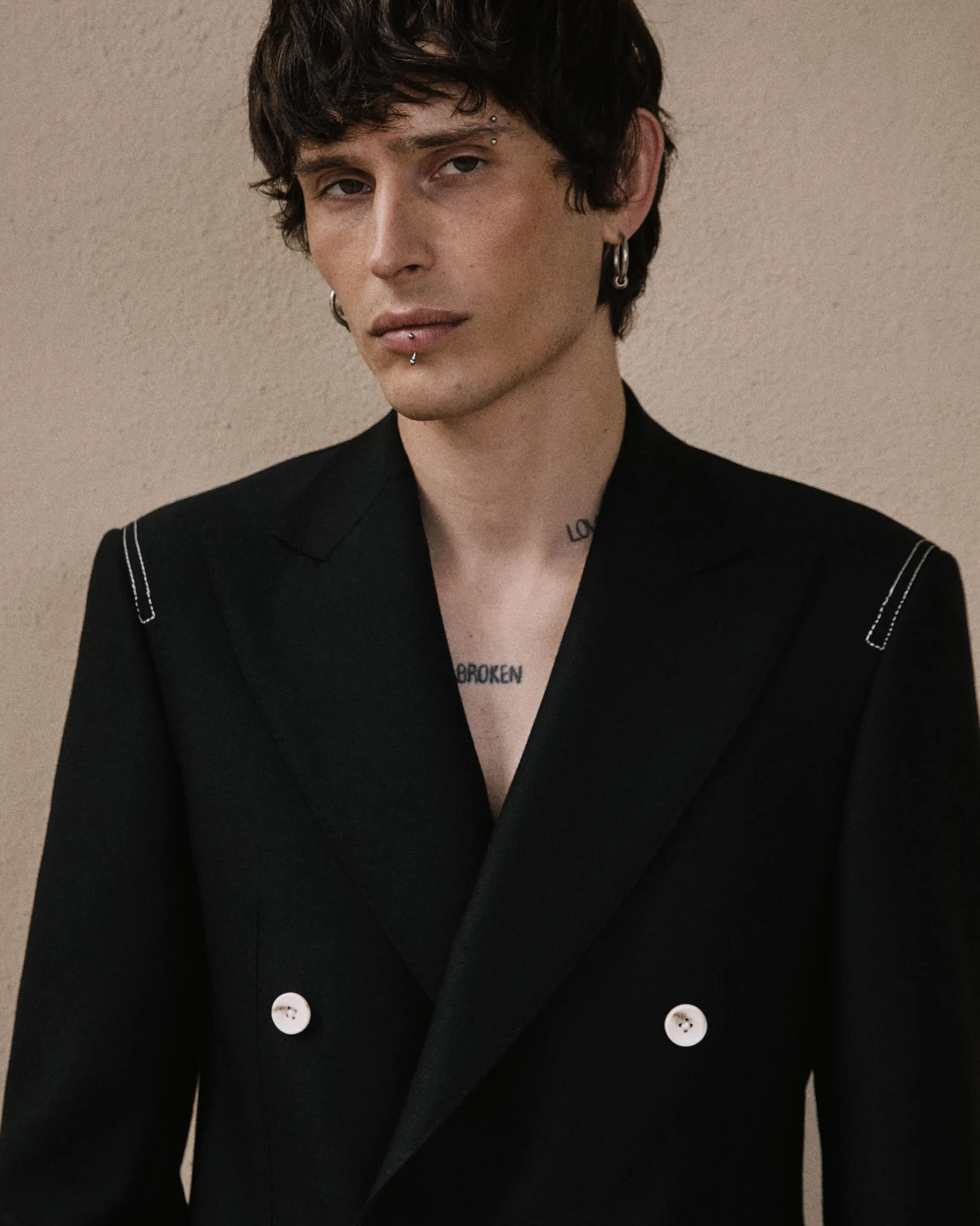 Raze Jacket Black Wool - Image 2