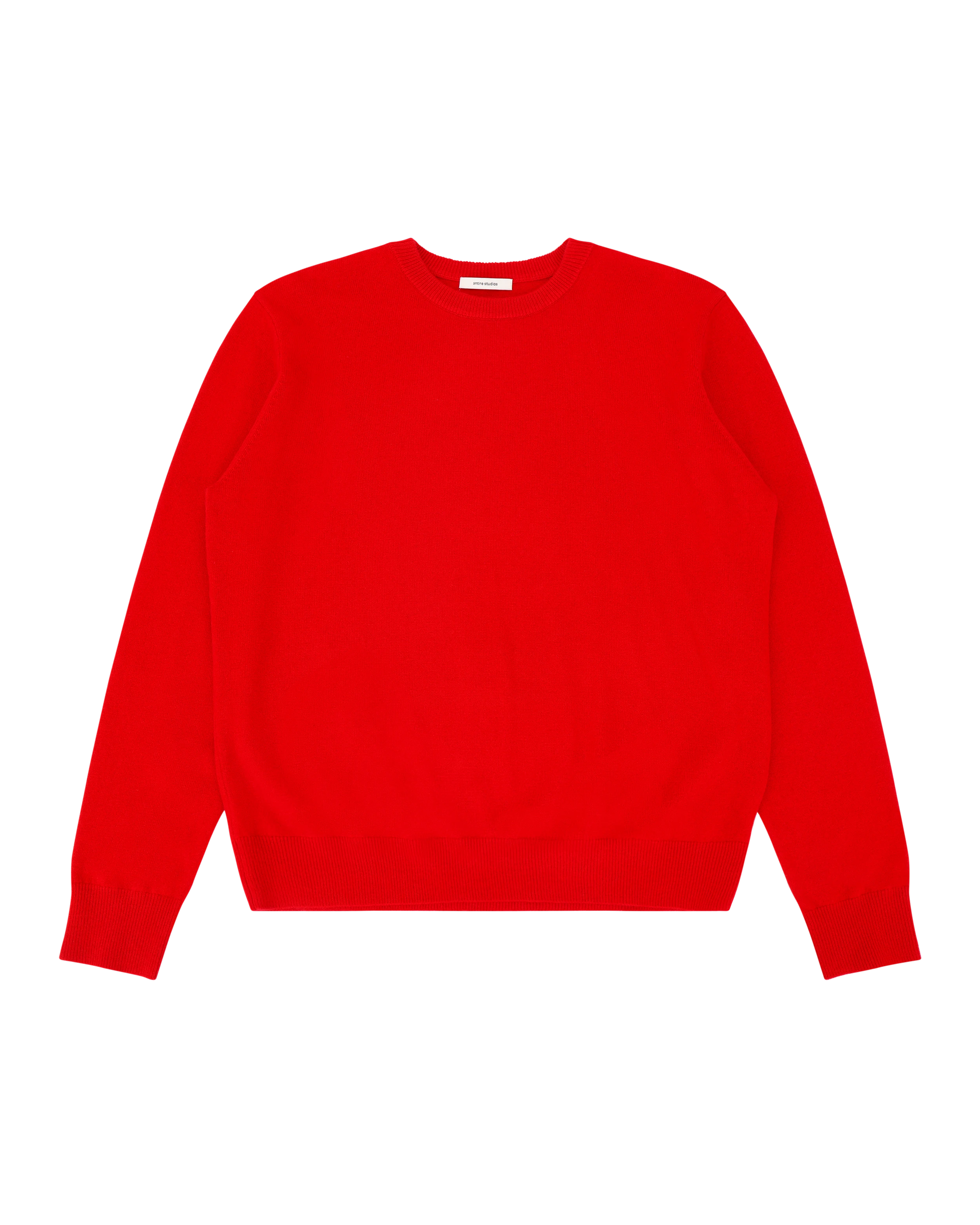Knit Cashmere Crewneck Red - Image 4