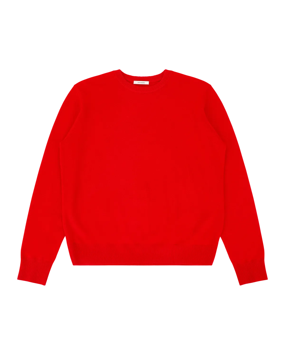 Knit Cashmere Crewneck Red - Image 4