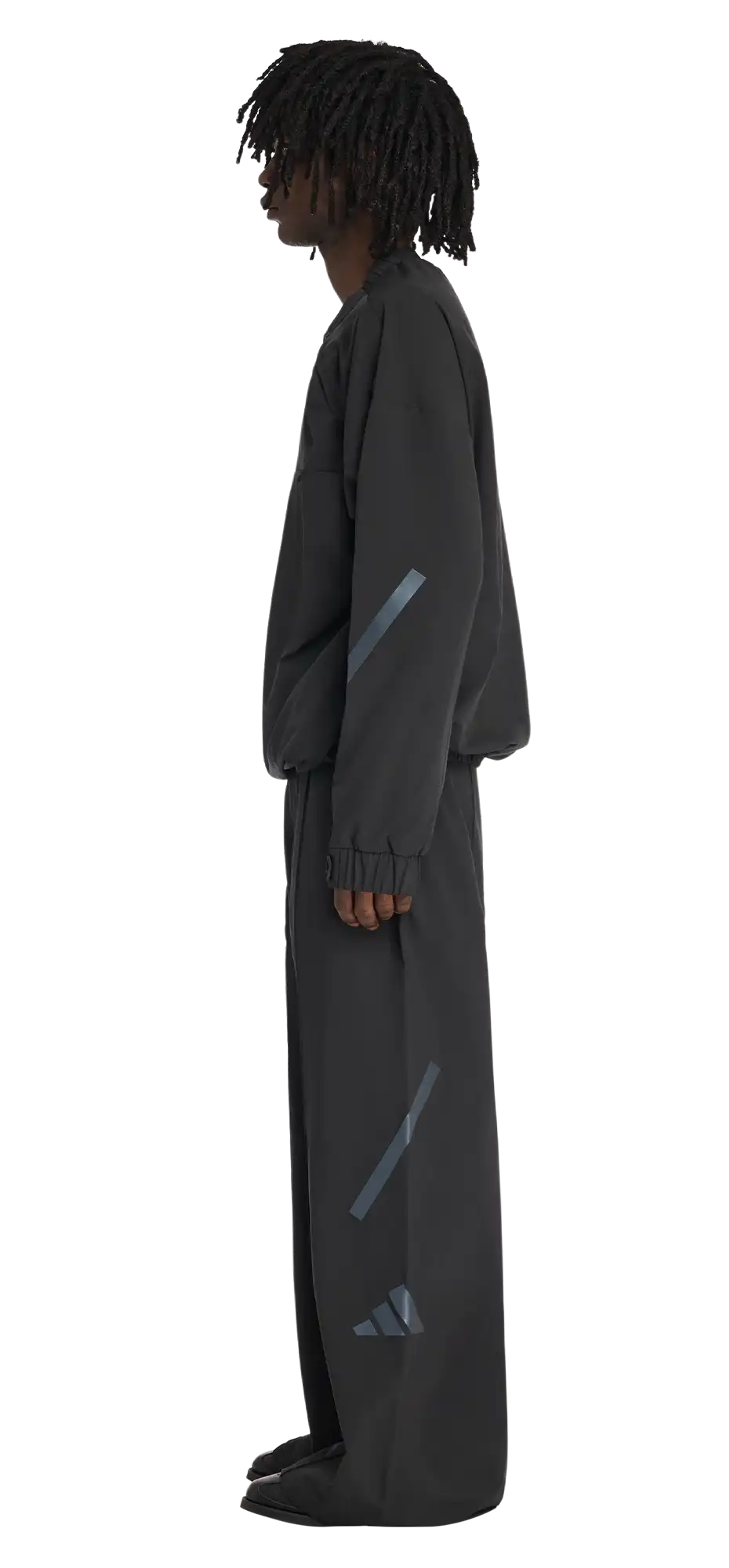 adidas-x-entire-studios-z-n-e-half-zip-woven-black character left view