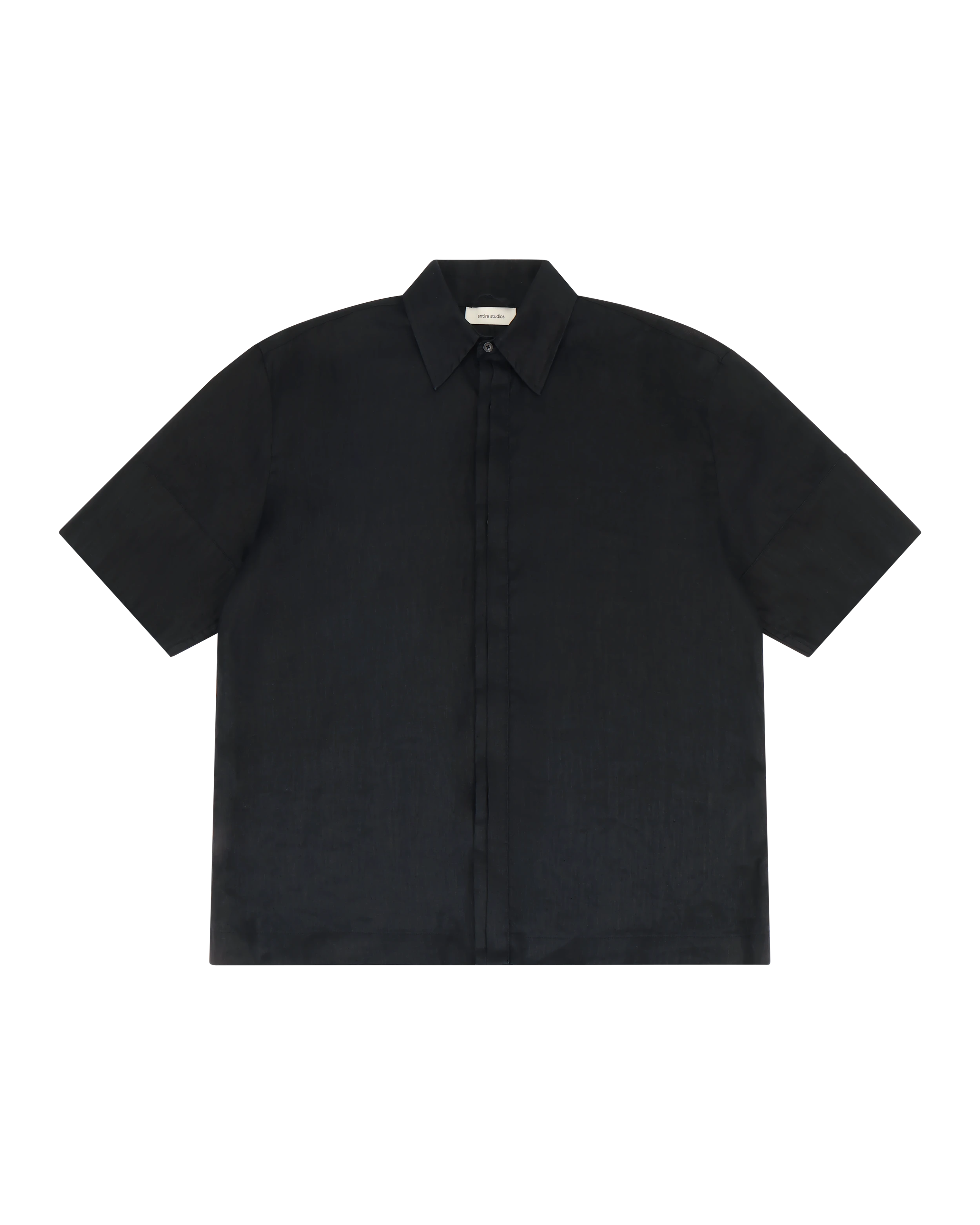 Ojai Shirt Black Linen - Image 1