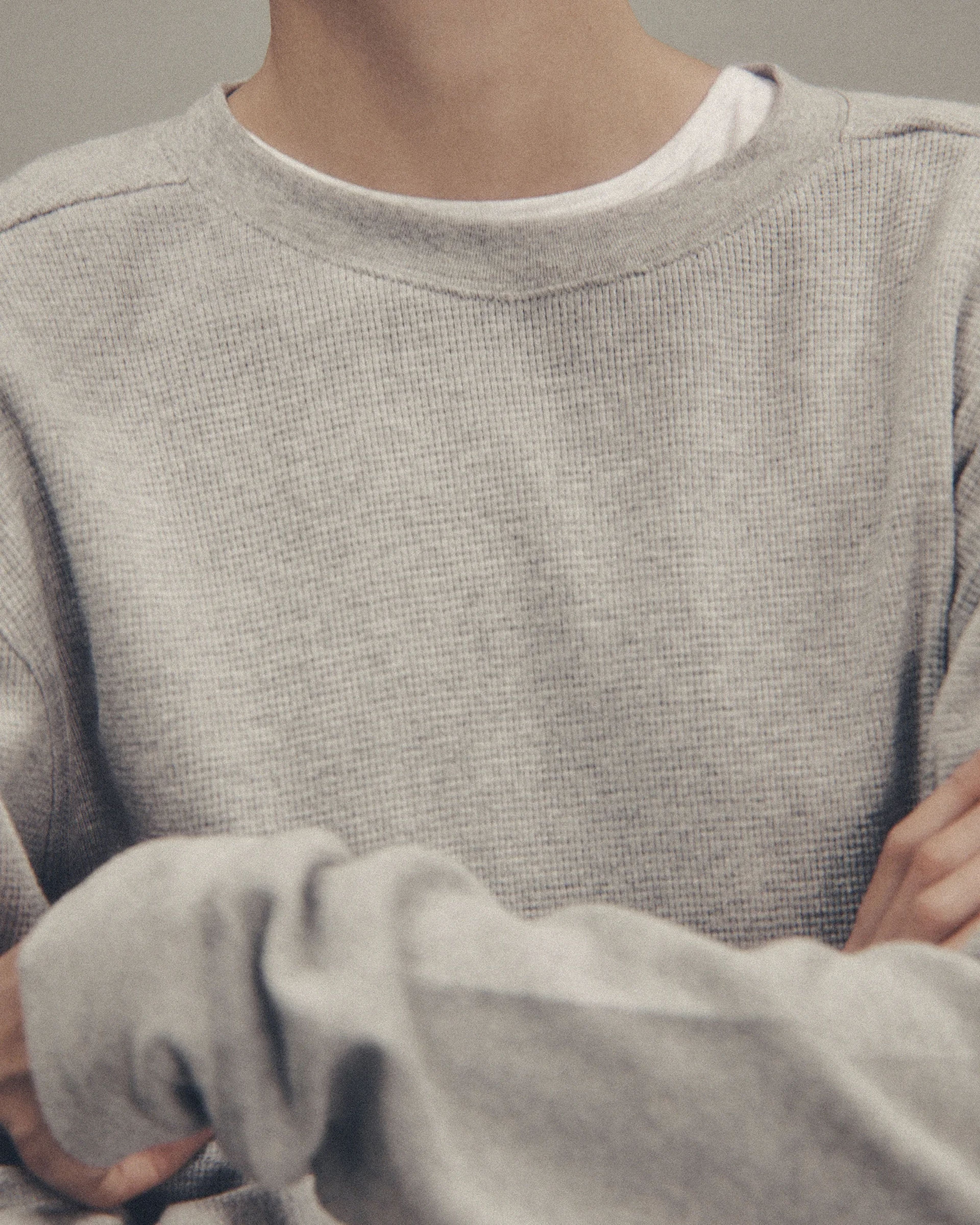 Thermal Long Sleeve Grey Marle - Image 2