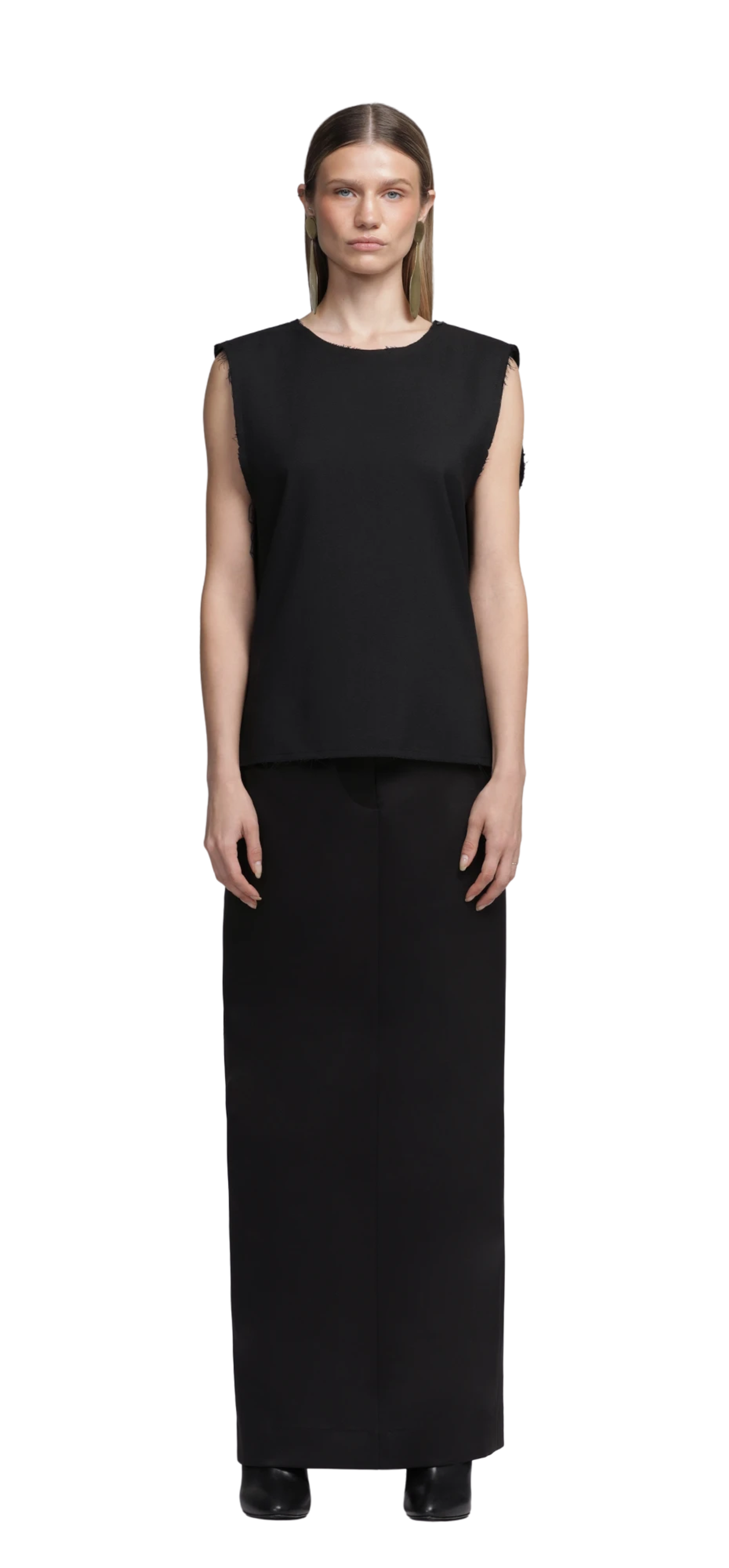 script-skirt-black-sateen character front view