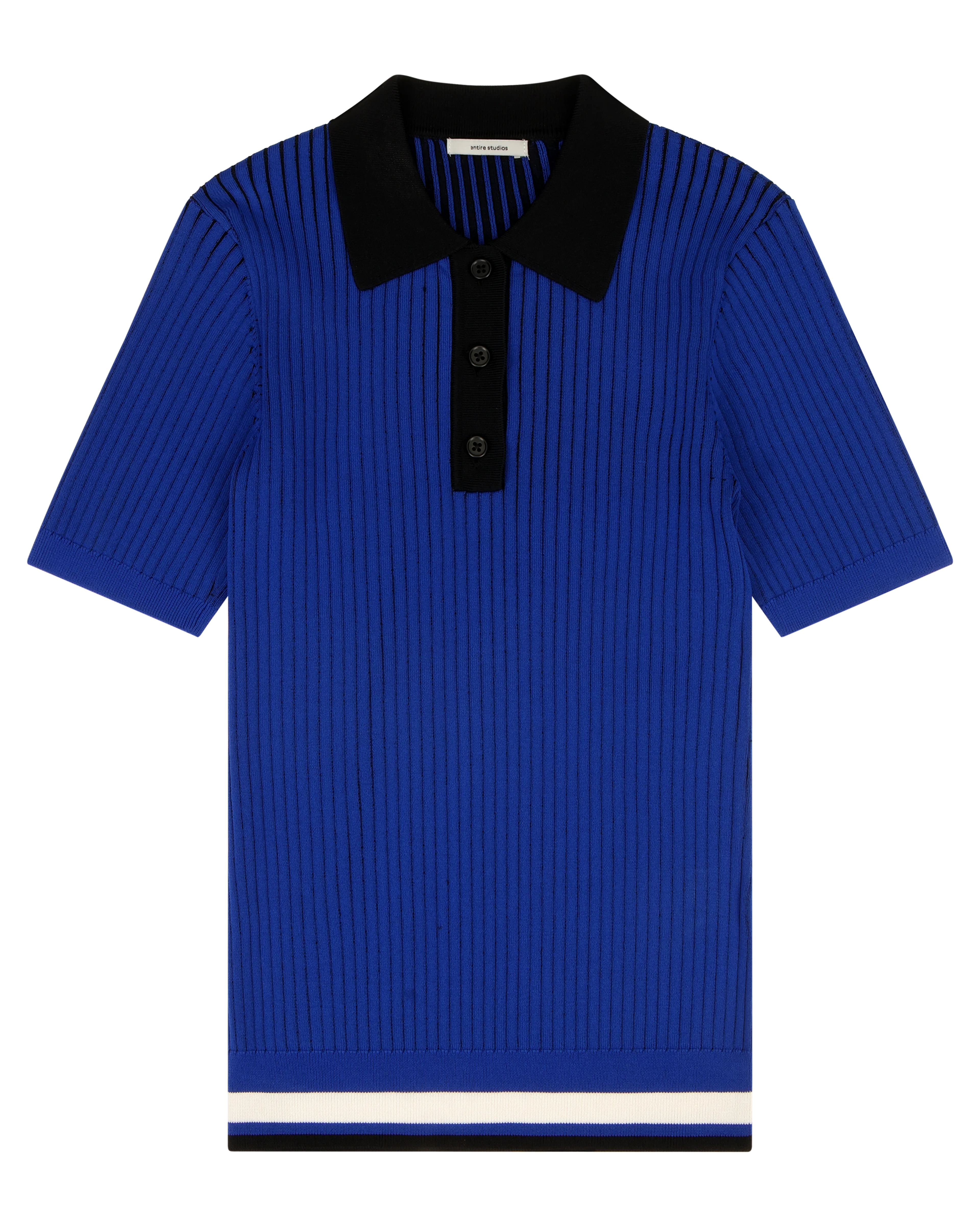 Ribbed Polo Cobalt - Image 2