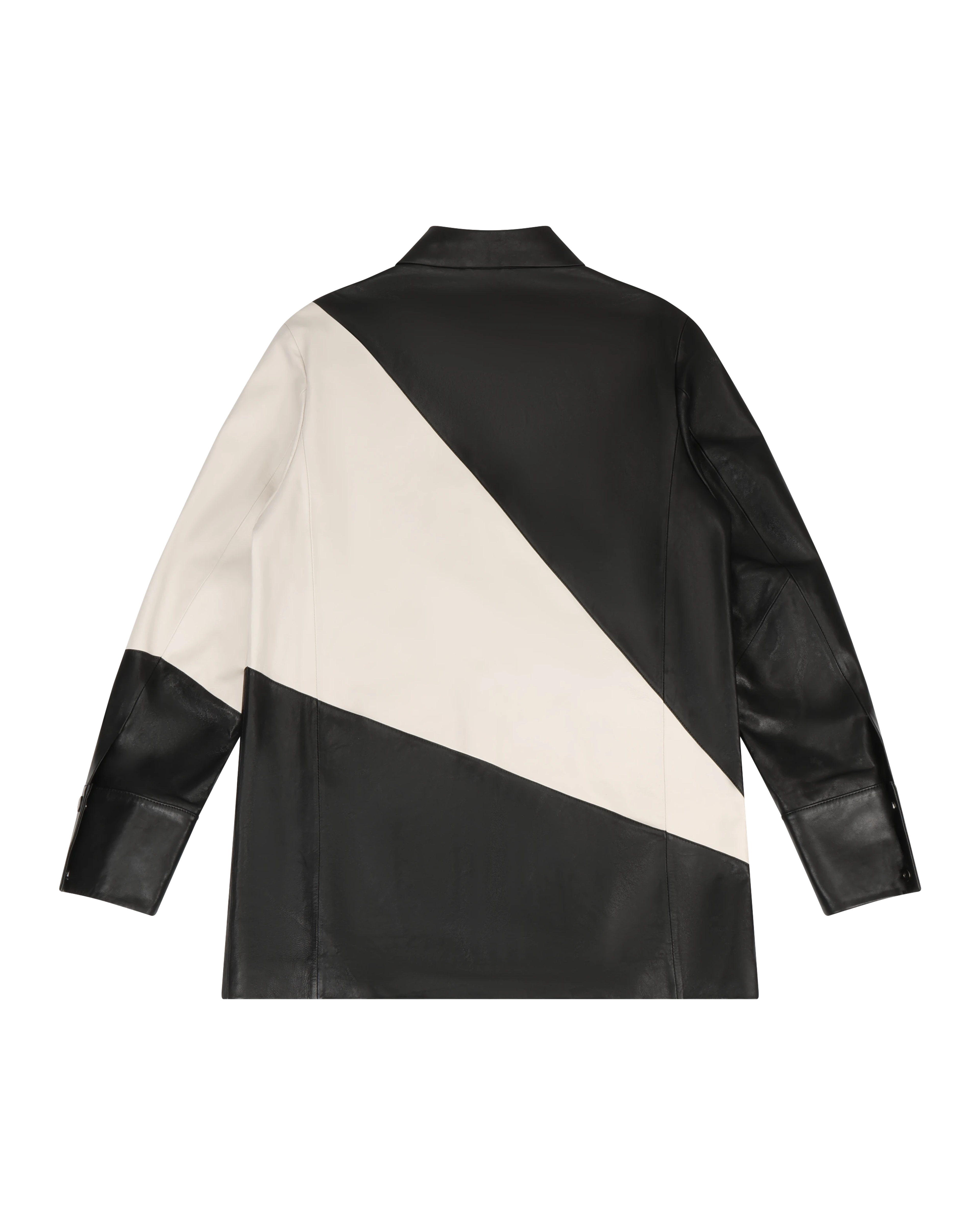 Leather Block Shirt Magpie - Image 6