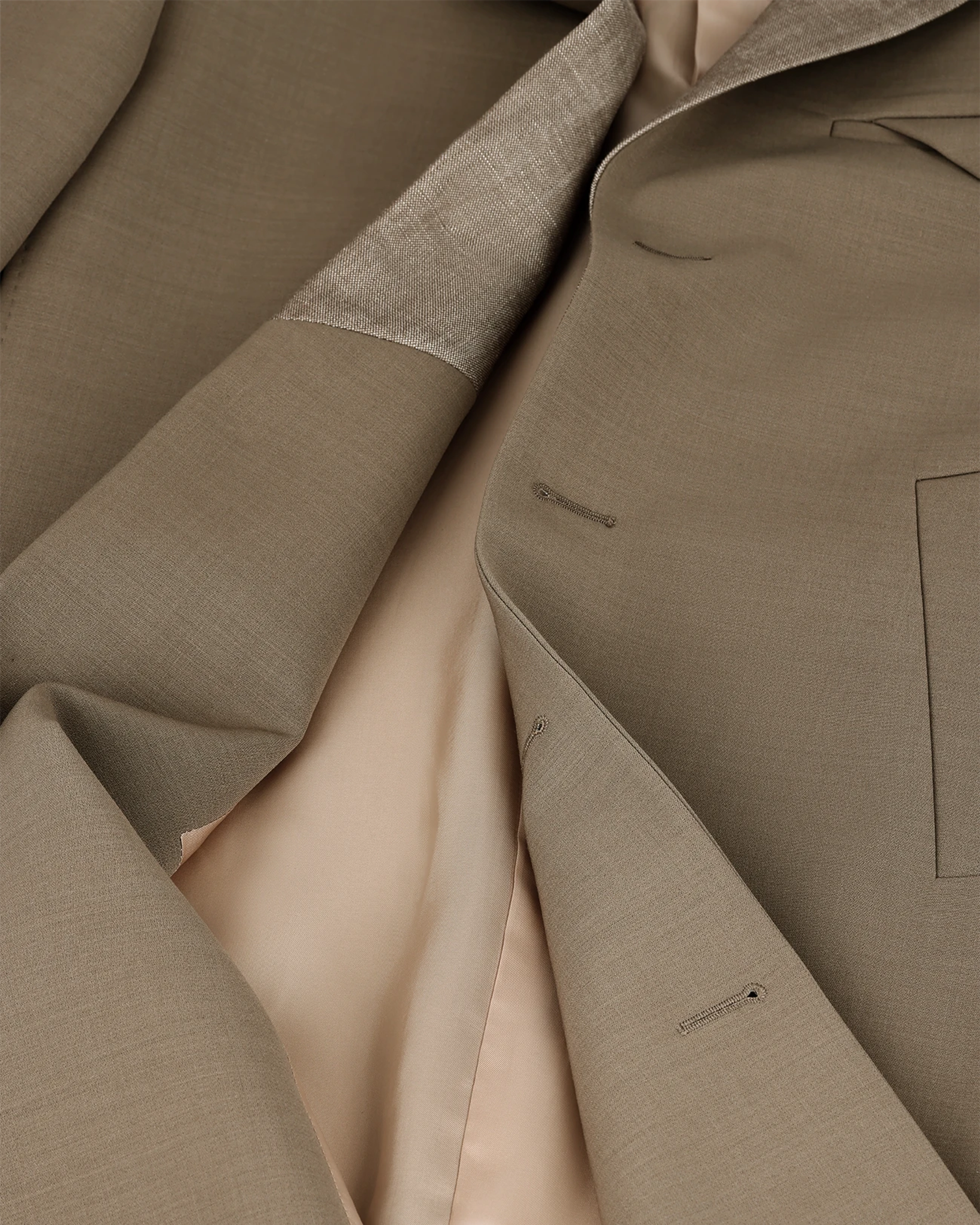 Simple Breasted Coat Camel - Image 5