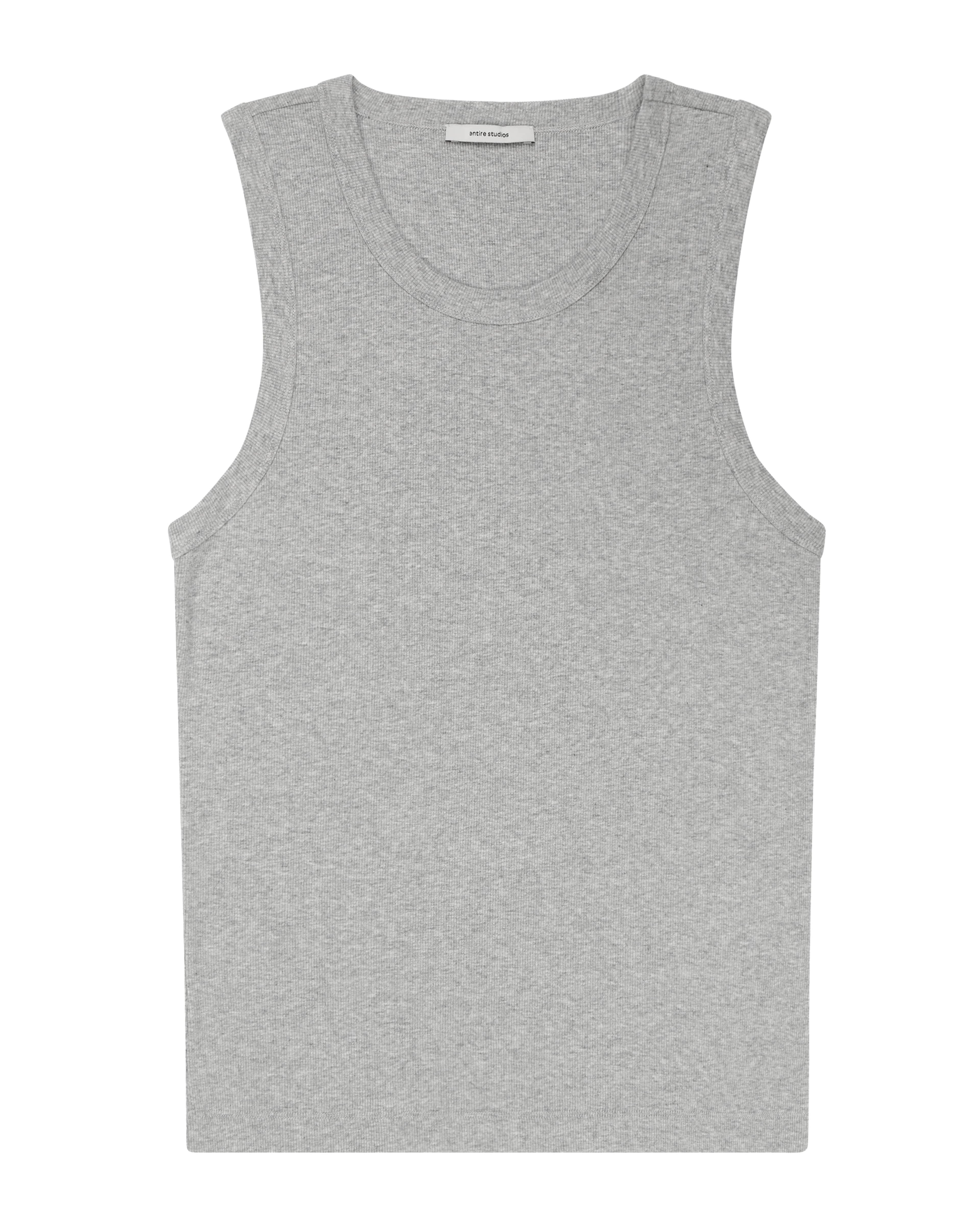 Rib Tank Grey Marle - Image 4