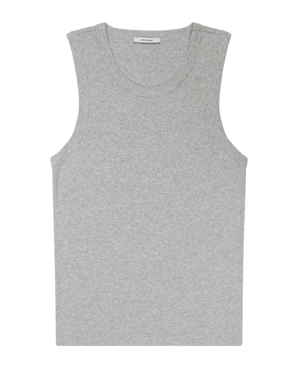 Rib Tank Grey Marle - Image 4