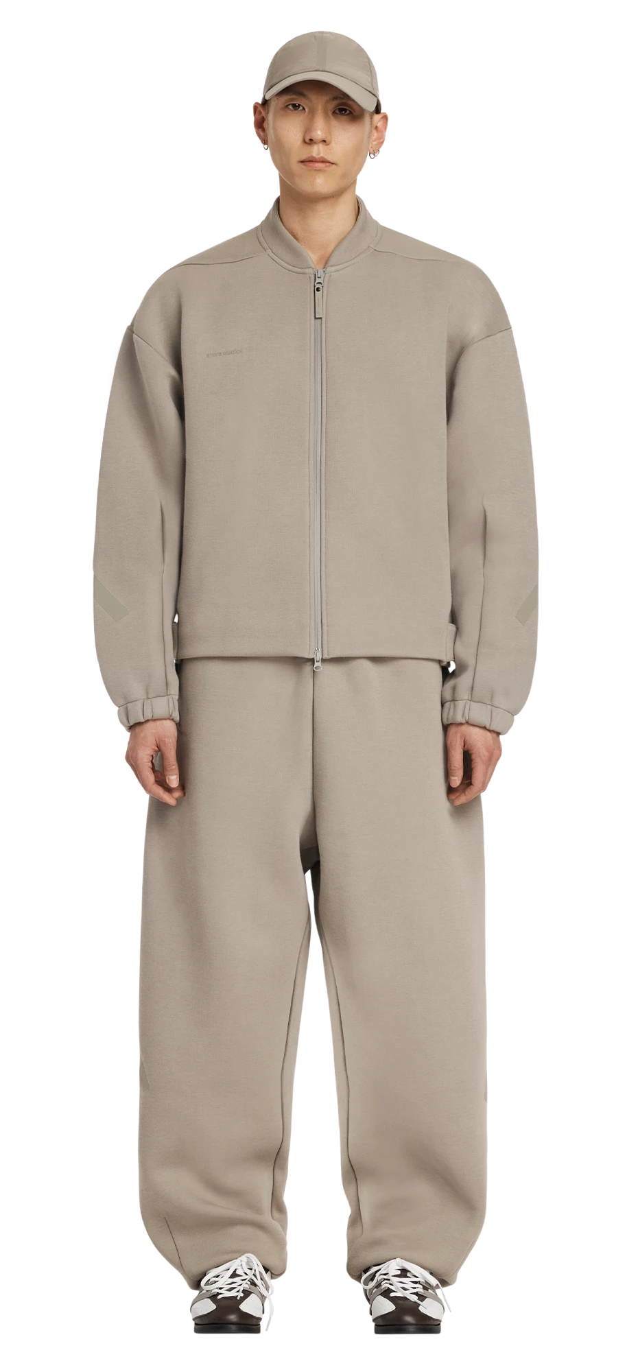 z.n.e. full zip knit putty beige - entire studios z.n.e. full zip knit putty beige - entire studios