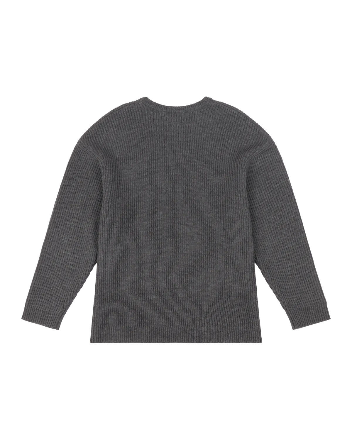 Oversize Knit Crewneck Concrete - Image 5