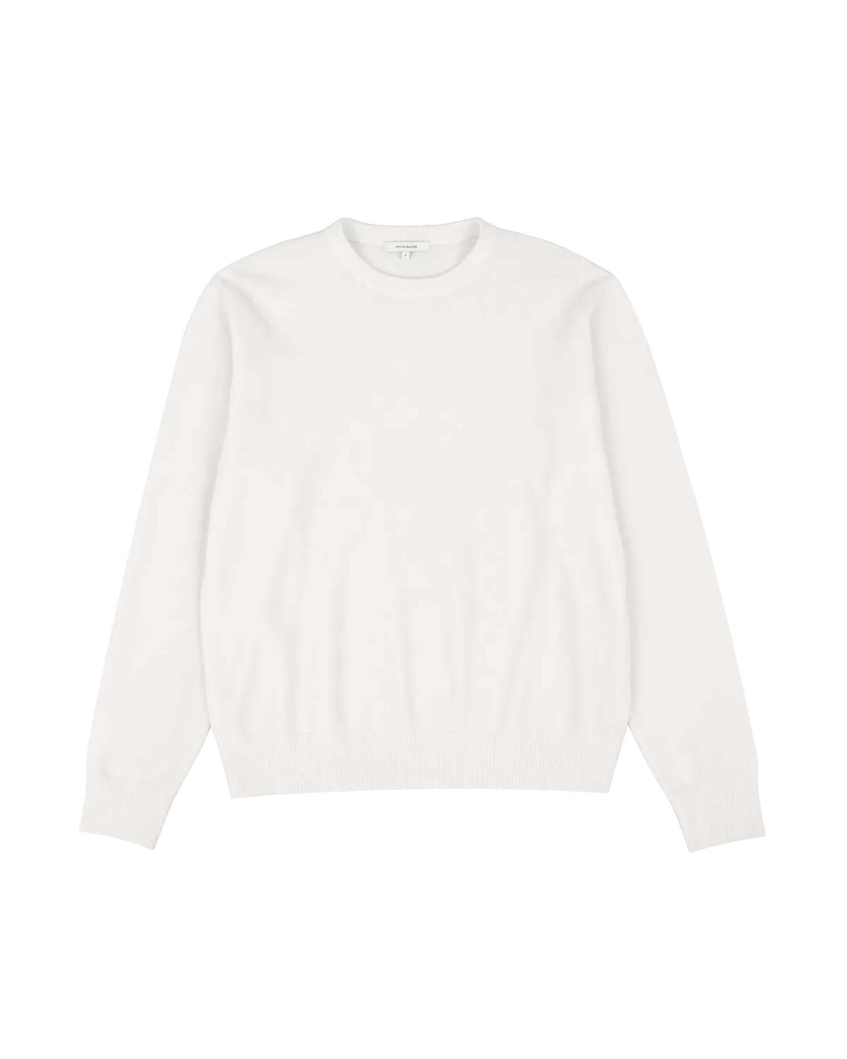 Knit Cashmere Crewneck Bone - Image 3