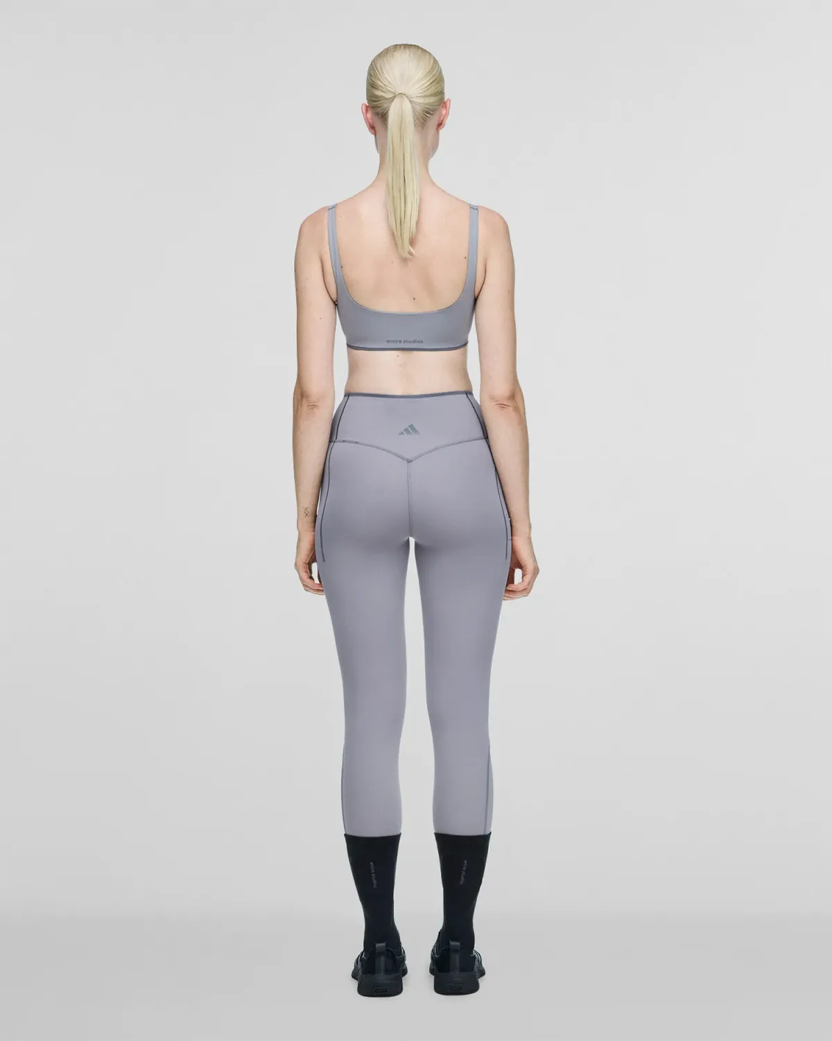 Optime Training 7/8 Leggings Dove Grey - Image 5