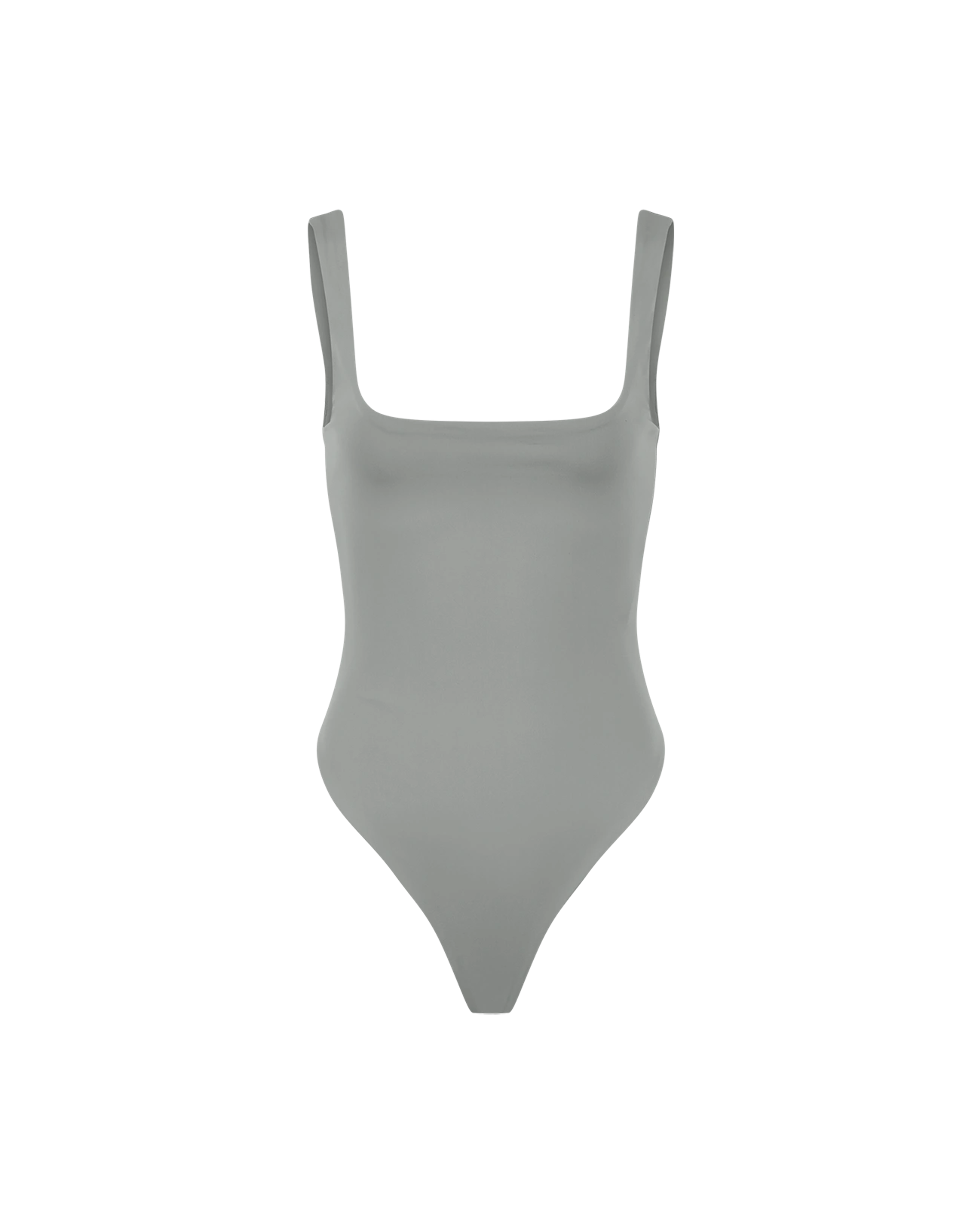Square Neck Bodysuit Nylon Spandex Rhino - Image 1