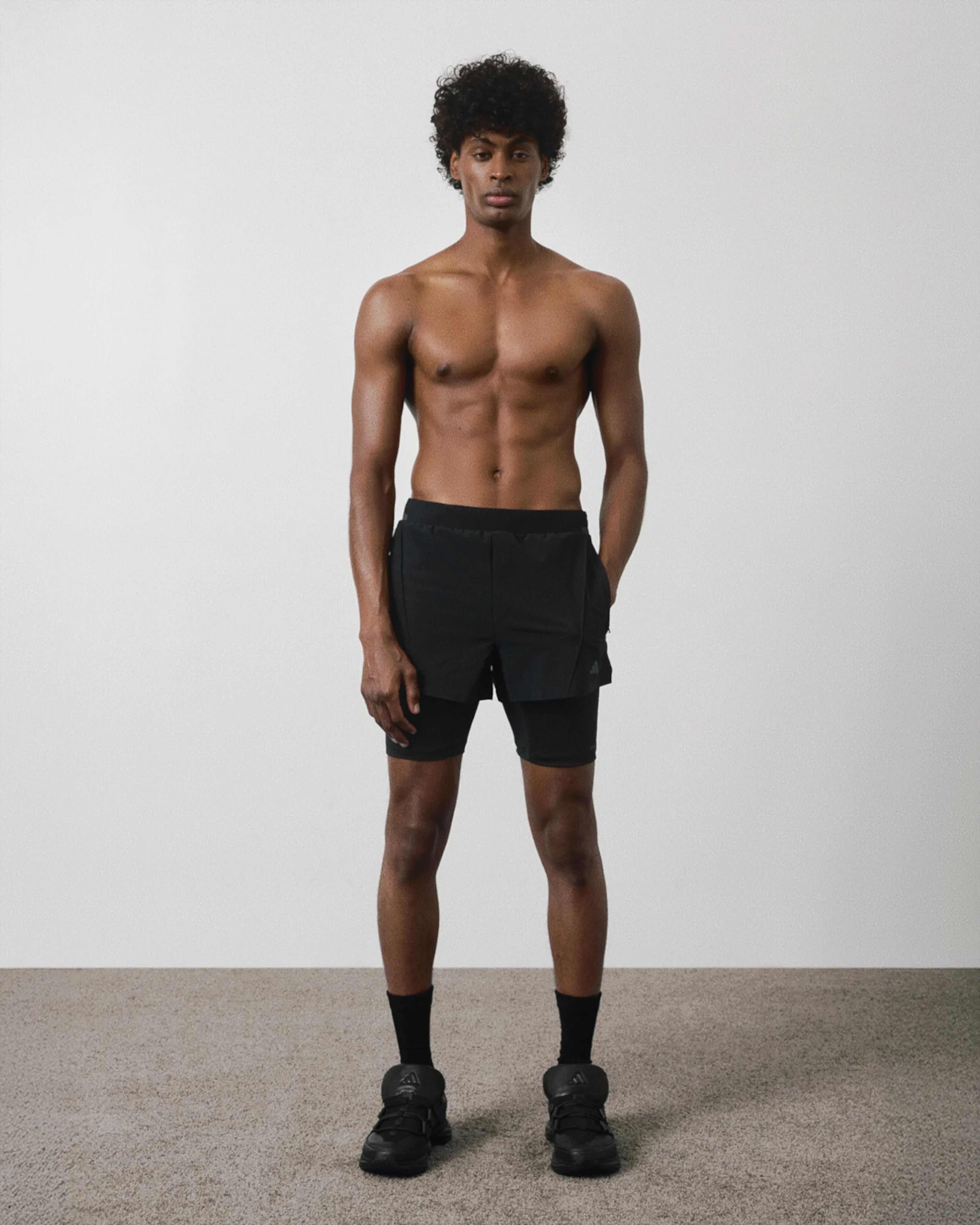 D4T Training 2in1 Shorts Black - Image 1