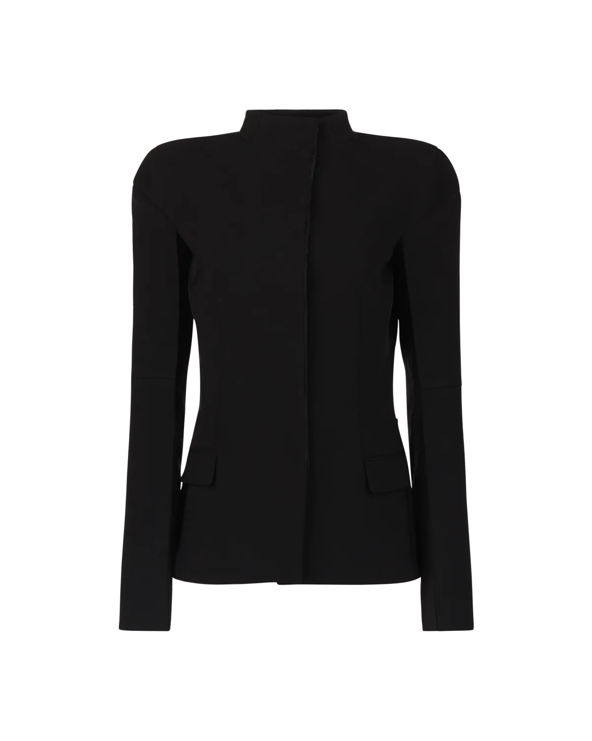Tailored Cap Jacket Black - Image 3