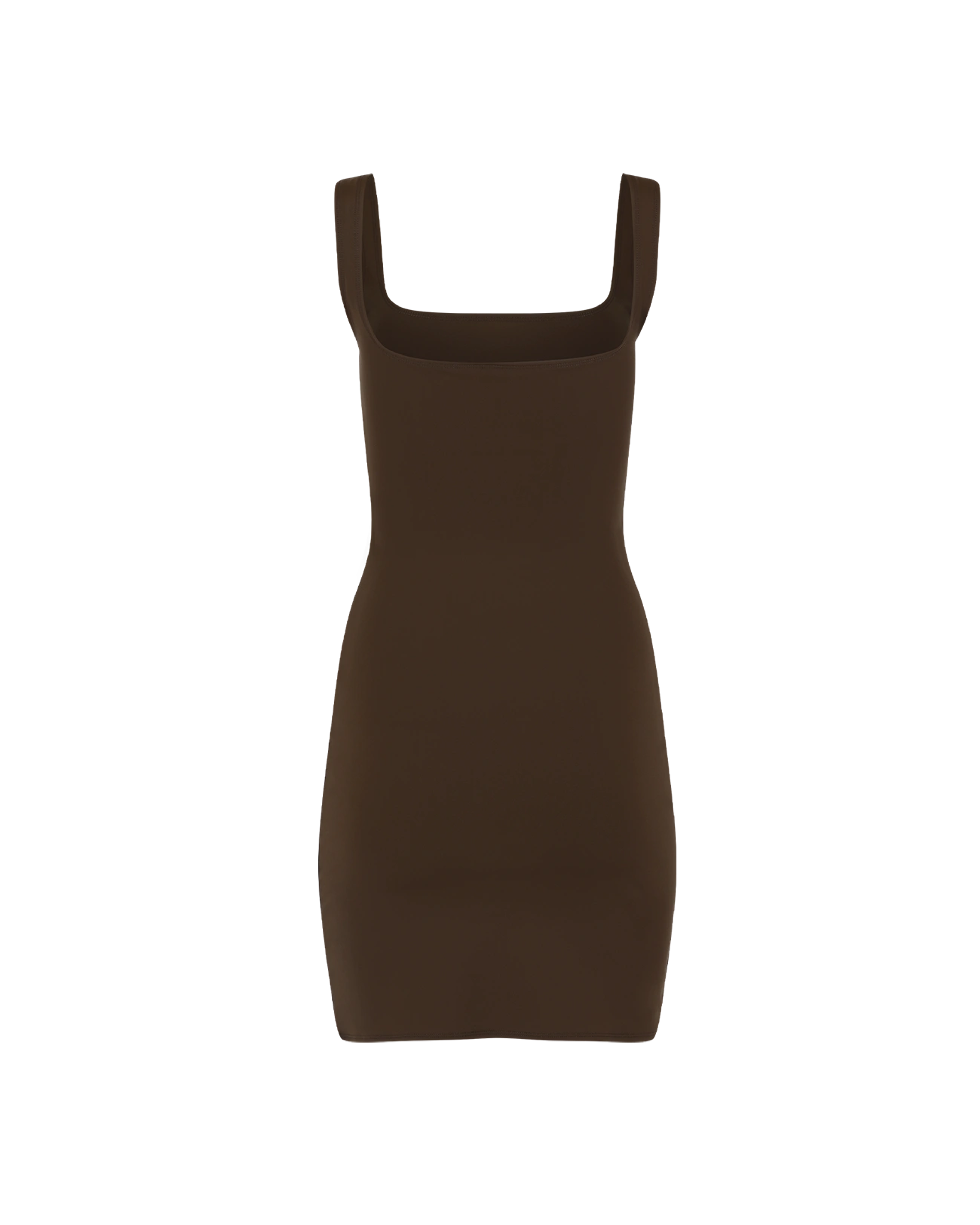 Square Neck Mini Nylon Spandex Brunette - Image 2