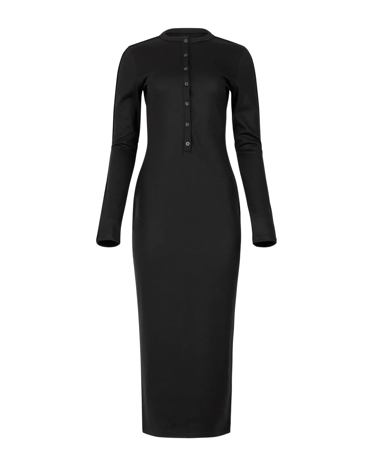 City Wool Dress Black - Image 2
