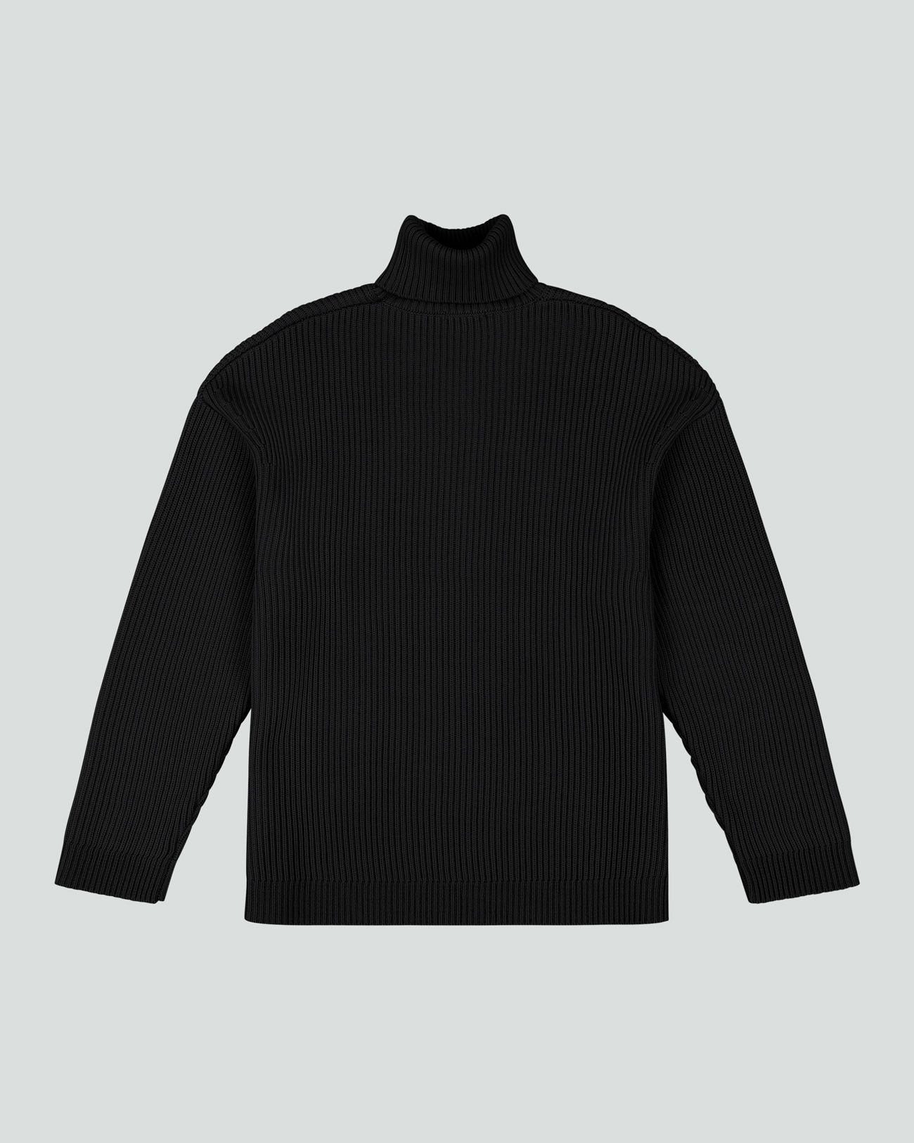 chunky turtleneck black - entire studios