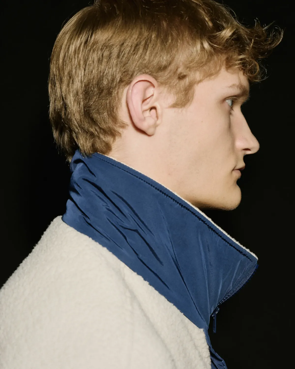 System Half Zip Fleece Bone - Image 3