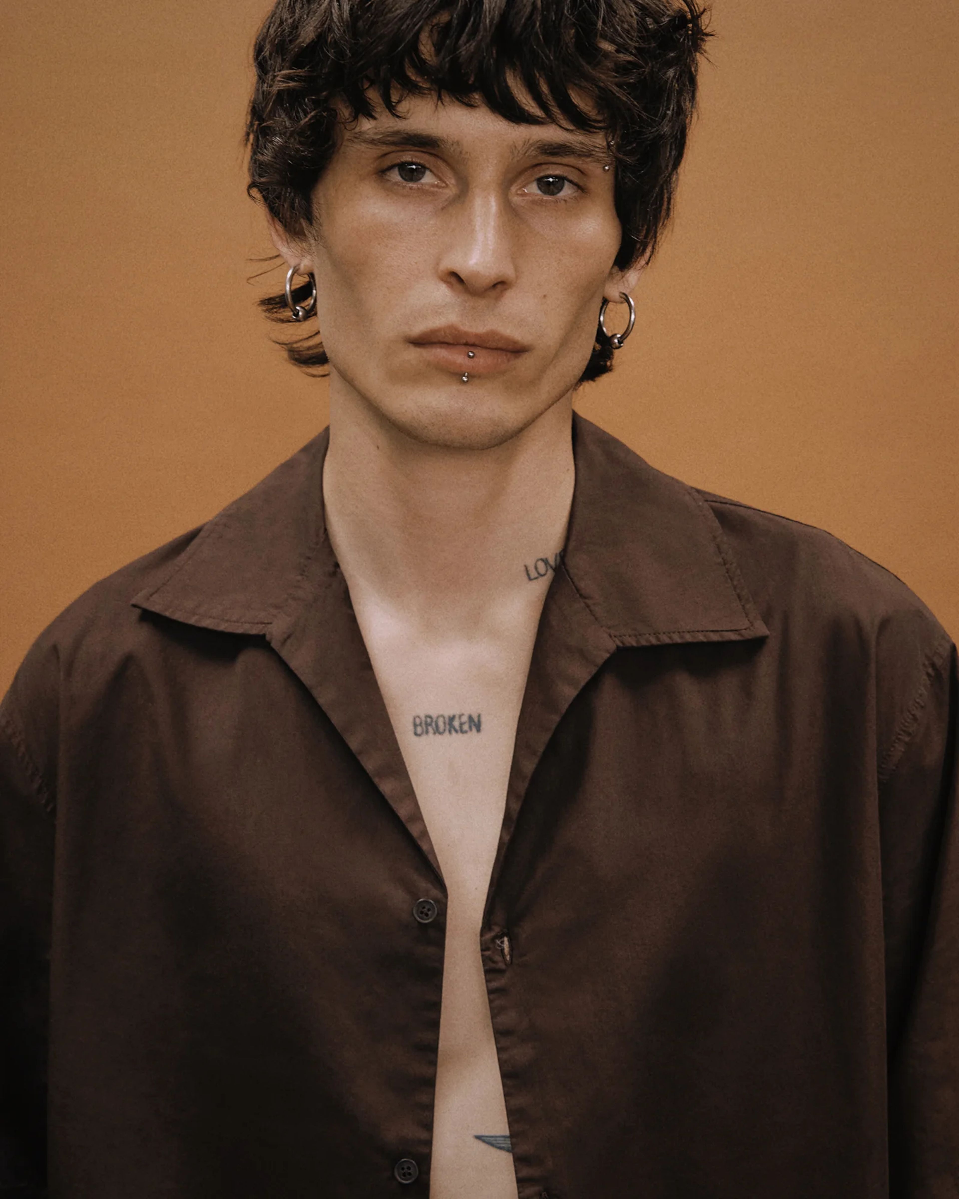 LS Pajama Shirt Brunette - Image 2