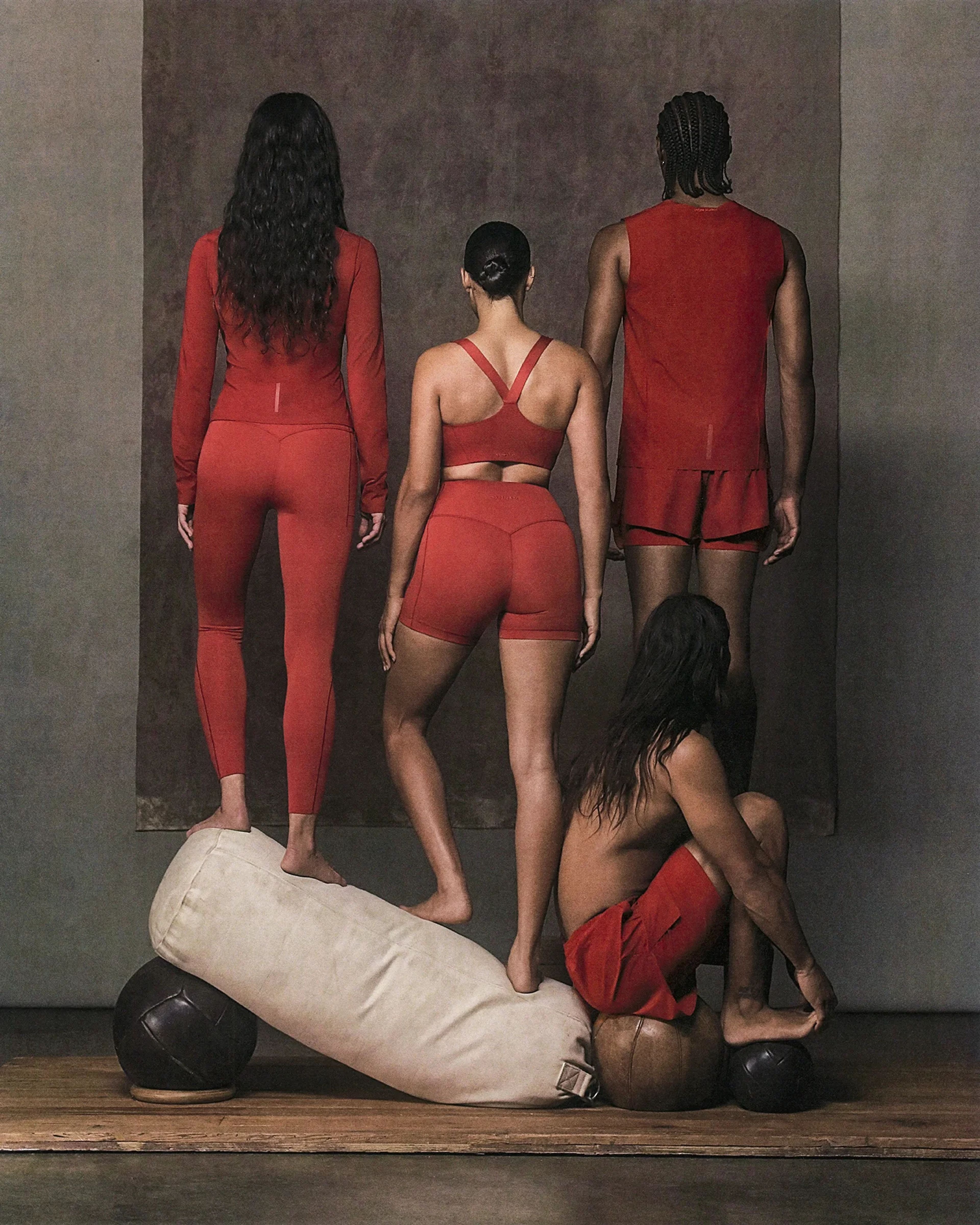 D4T Training 2in1 Shorts Active Maroon - Image 5