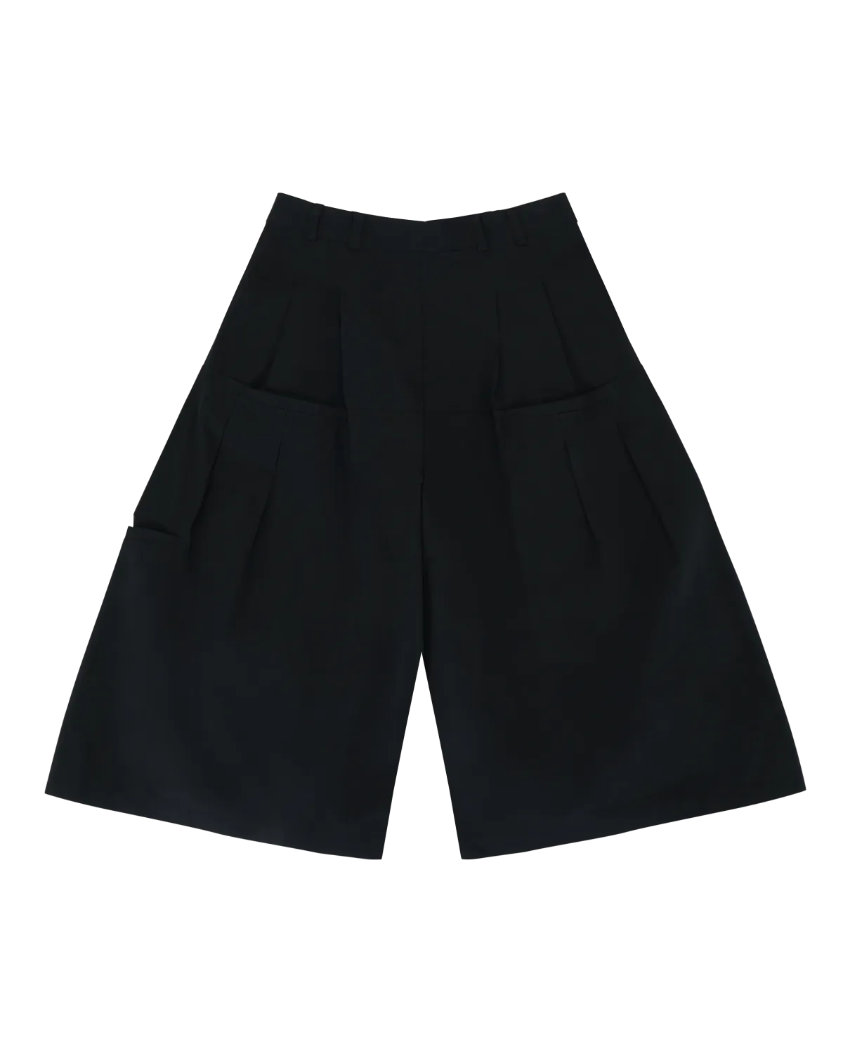 Cloak Short Black Cotton - Image 4