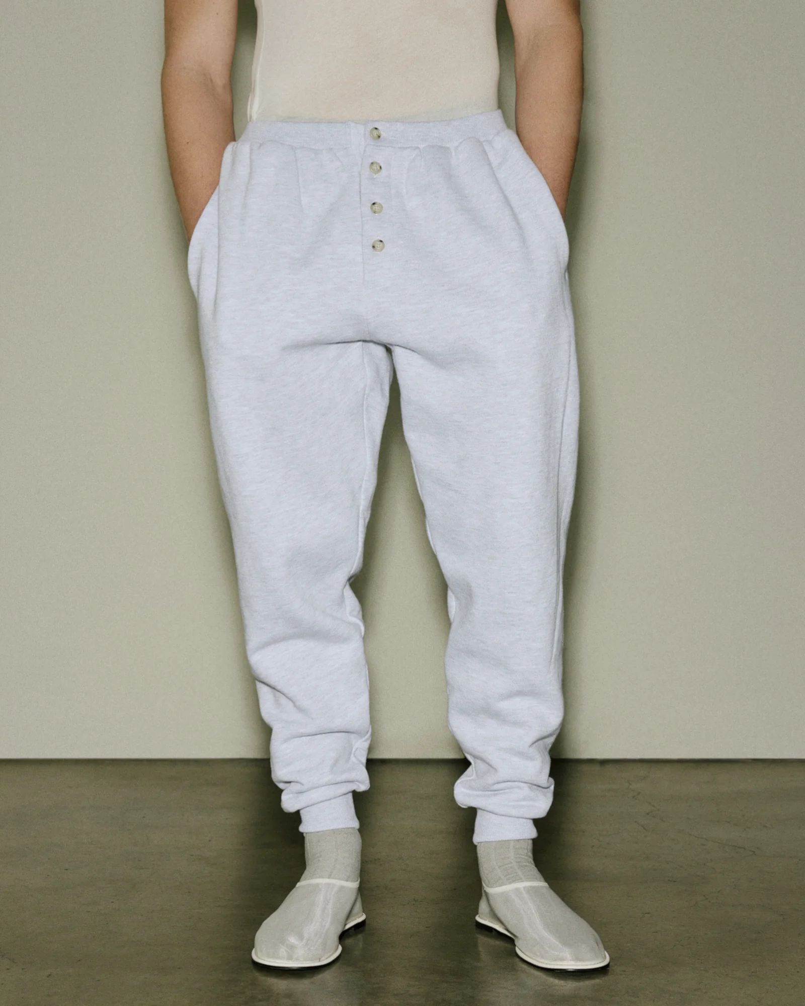 cadet sweat heather grey - entire studios cadet sweat heather grey - entire studios