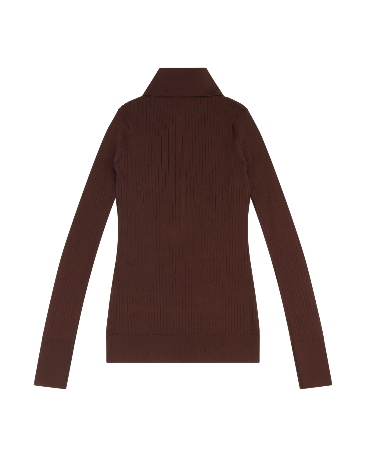 High Neck Henley Umber - Image 3