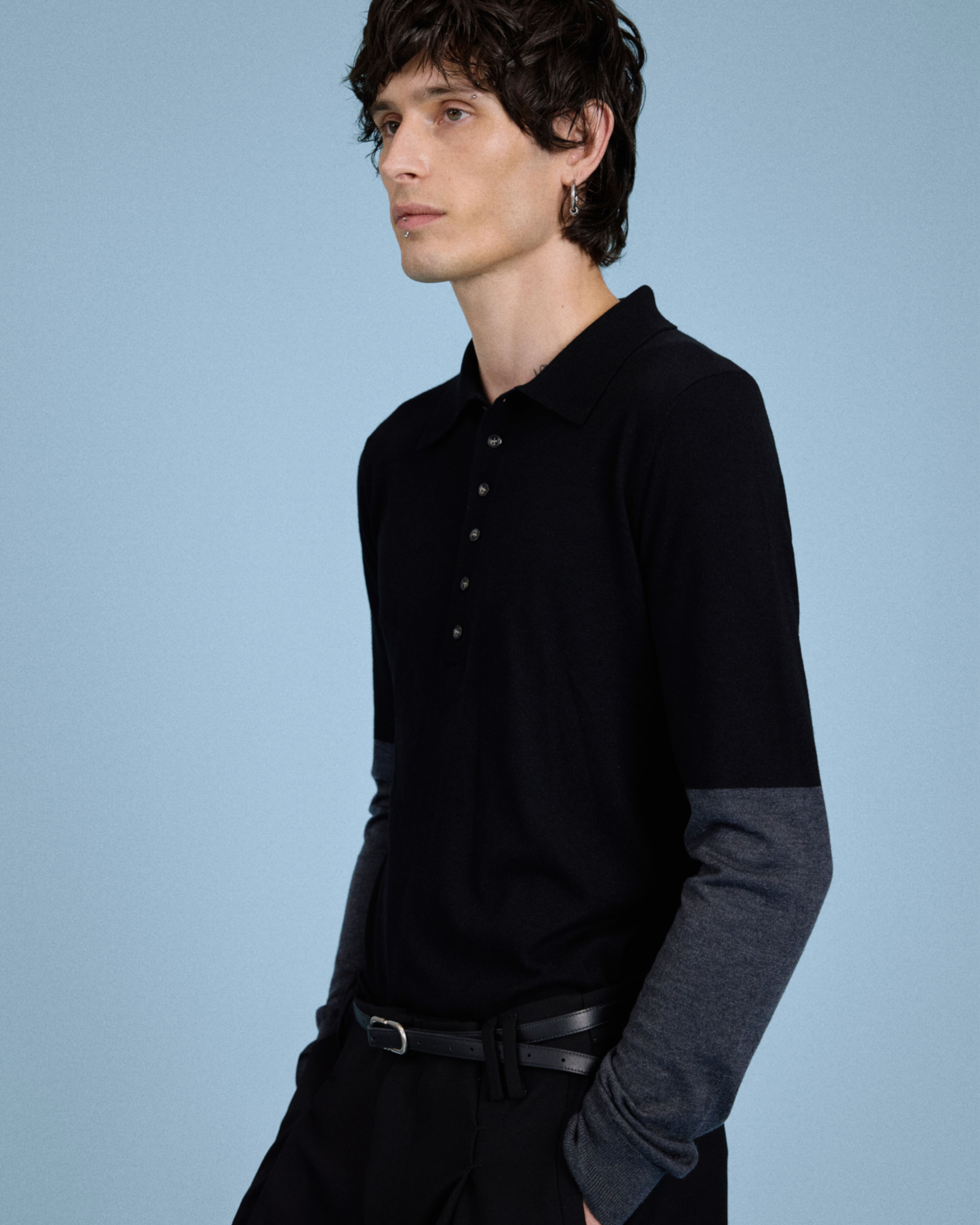 Split Sleeve Polo Matter - Image 1