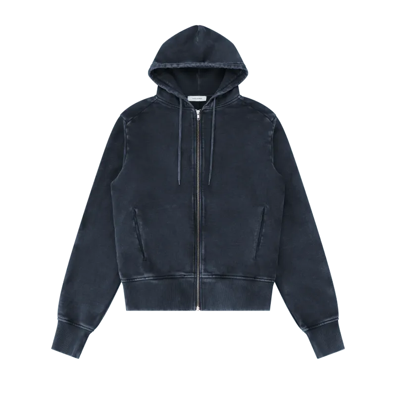 slim-zip-up-salted-navy garment view
