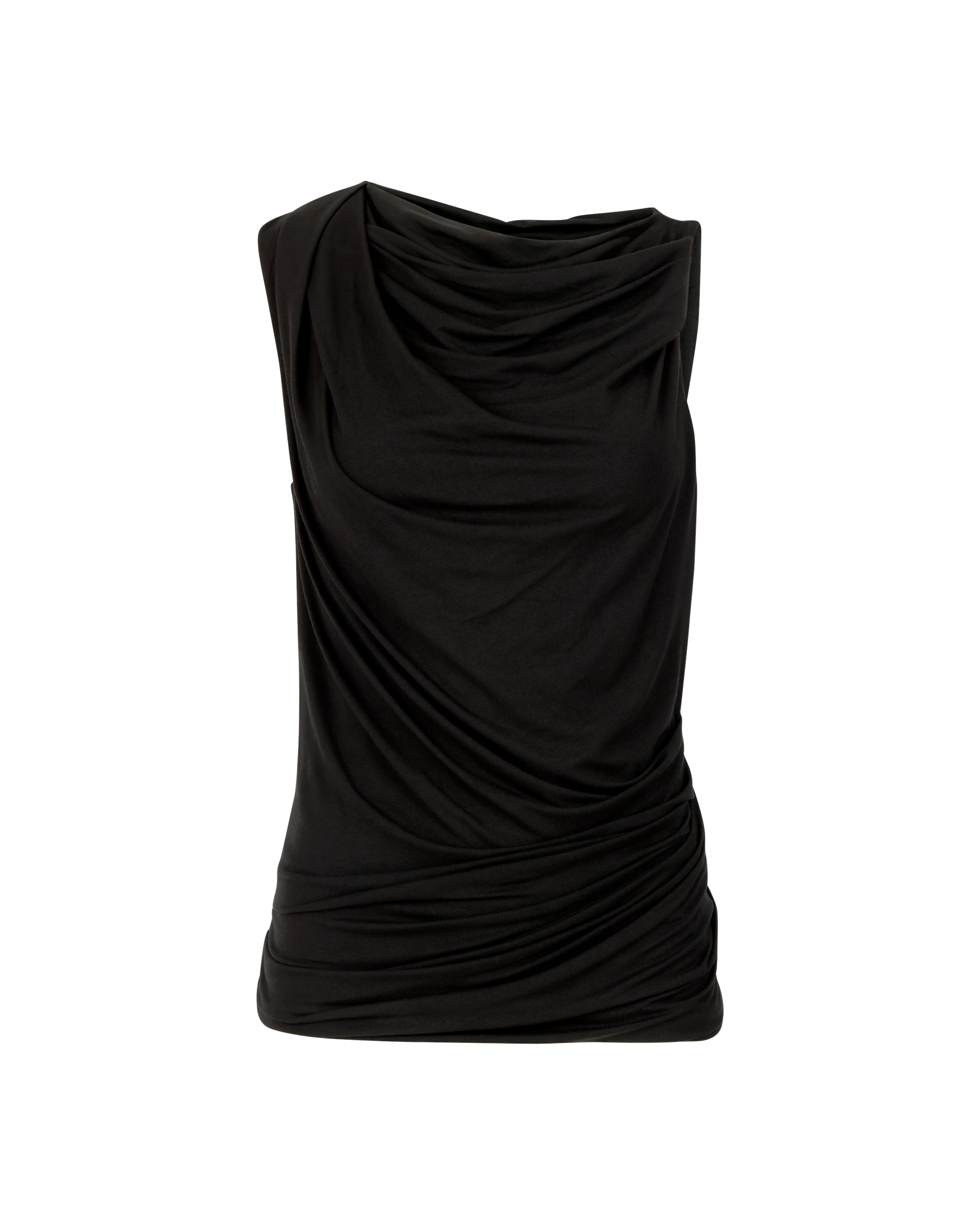 Drape Tank Black - Image 5
