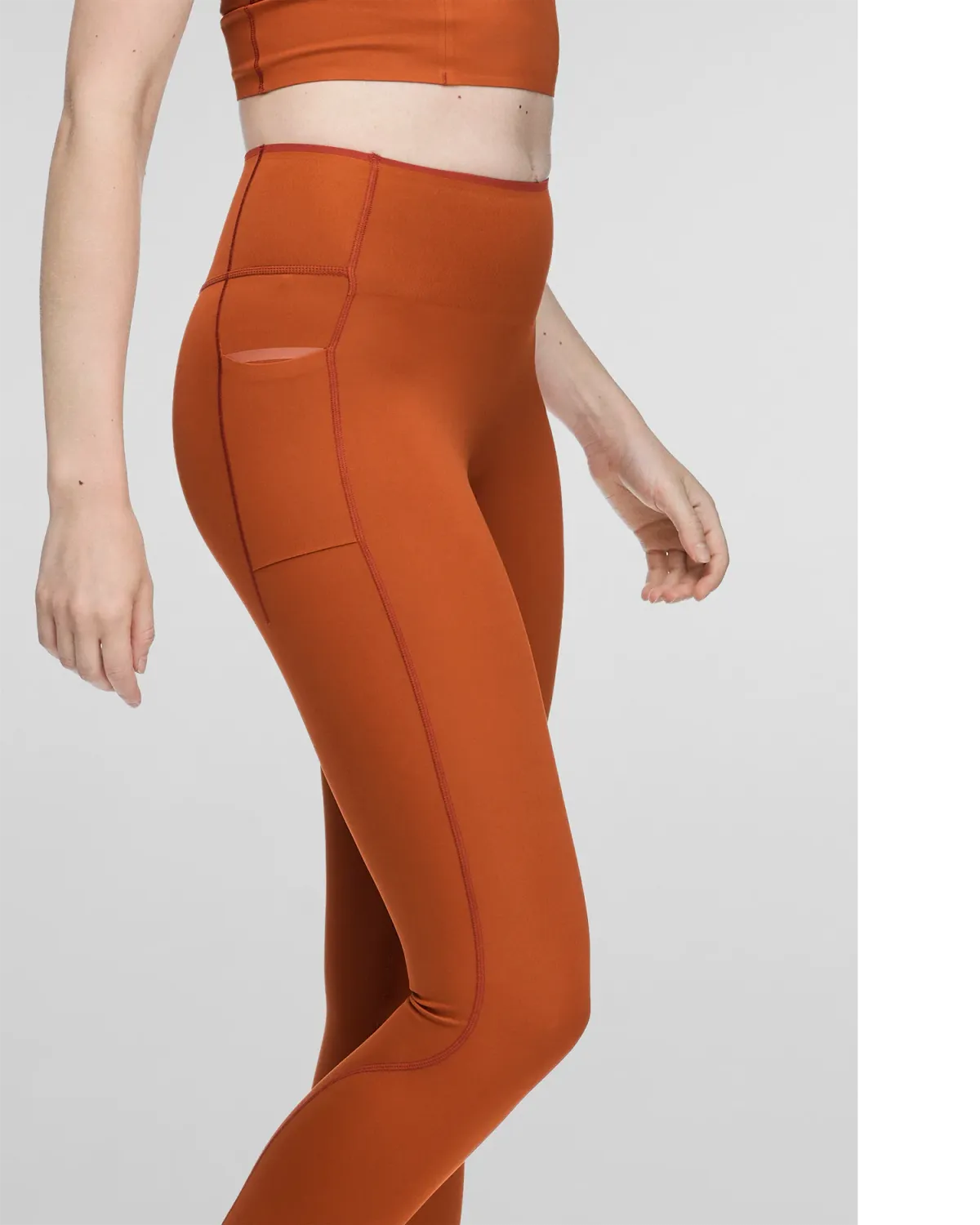 Optime Training 7/8 Leggings Fox Red - Image 5