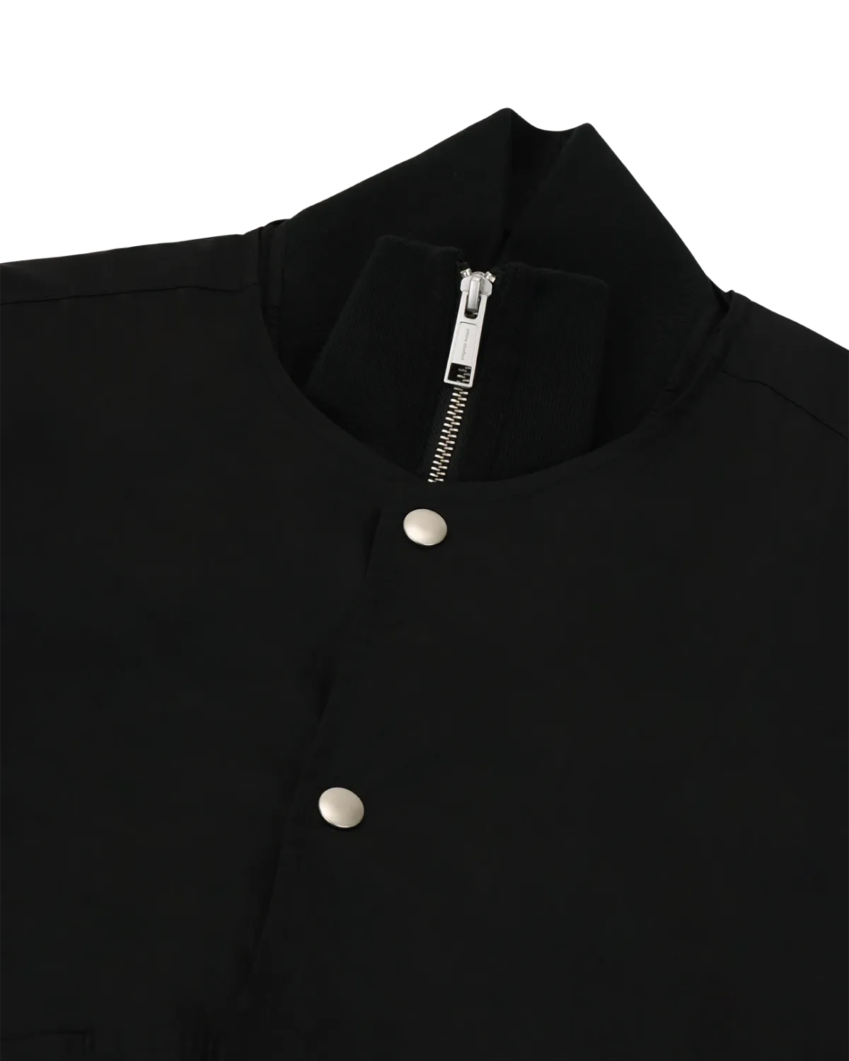 Zip Up Anorak Black Nylon - Image 4
