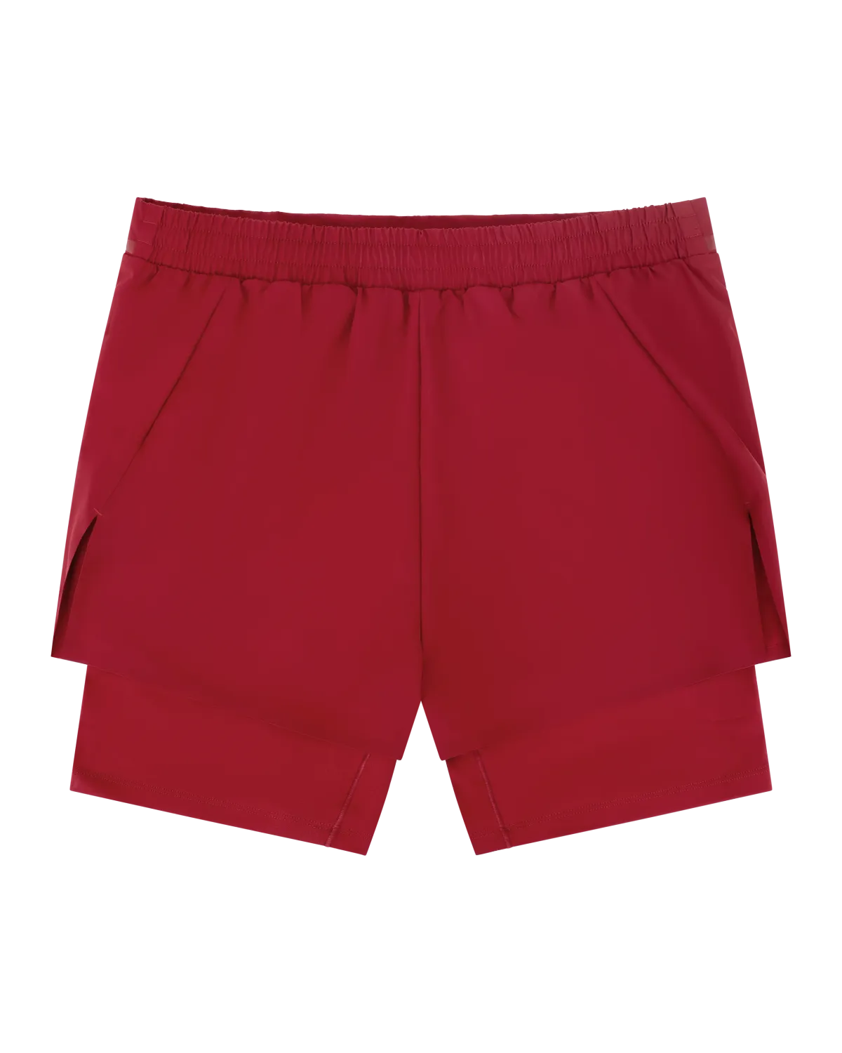 D4T Training 2in1 Shorts Active Maroon - Image 7