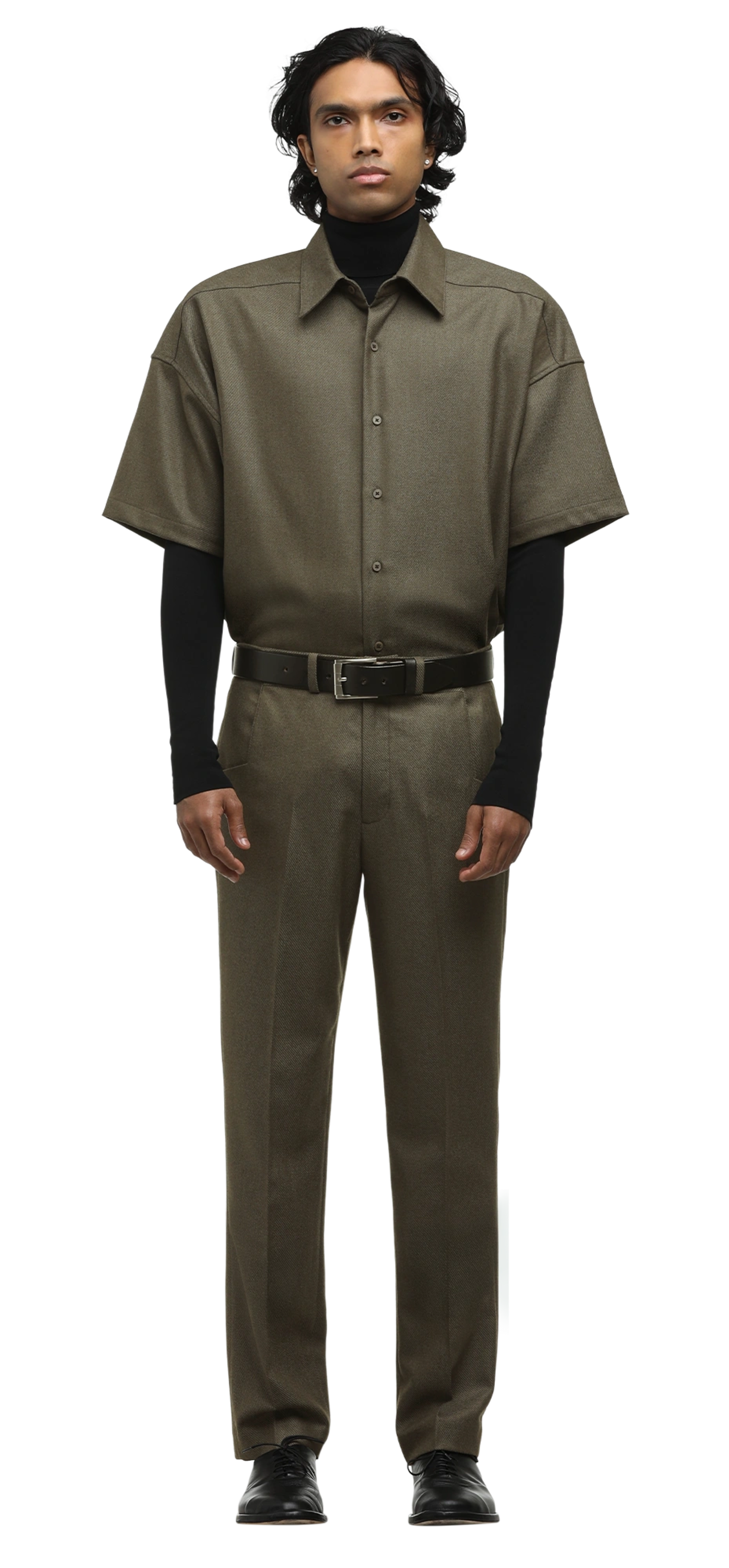 short-sleeve-shirt-pear character front view