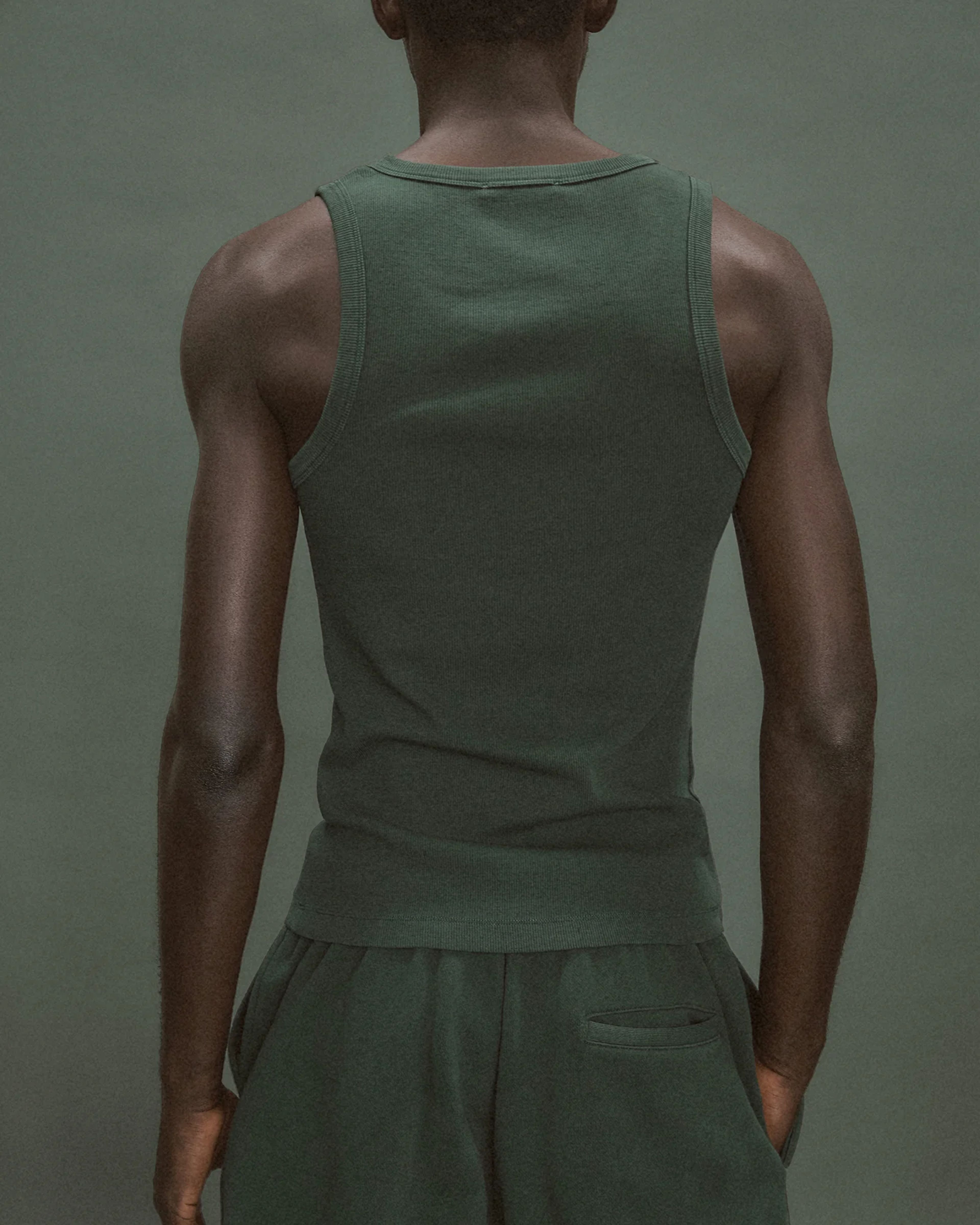 Rib Tank College Green - Image 5