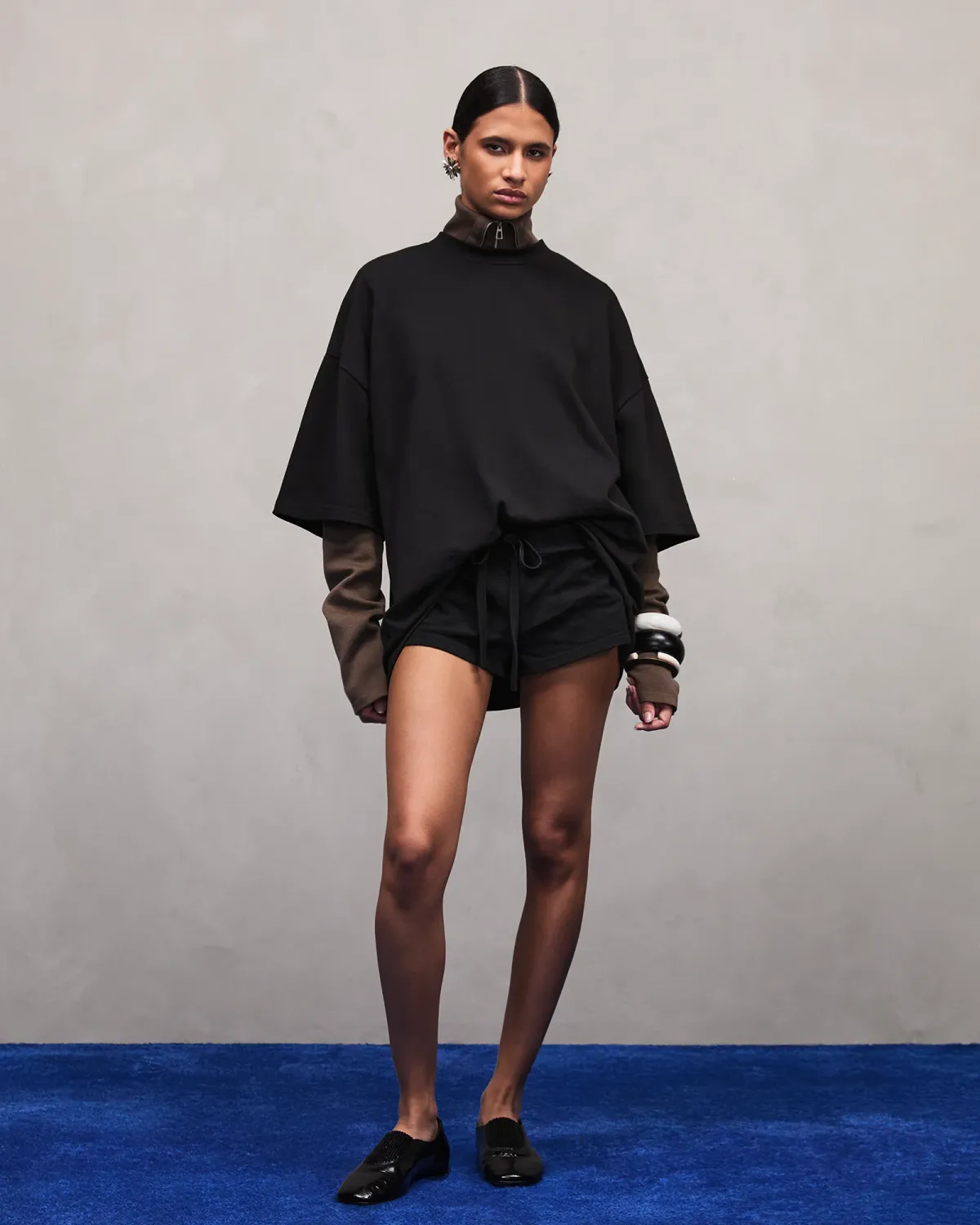 Heavy Boxy Tee Black - Image 2