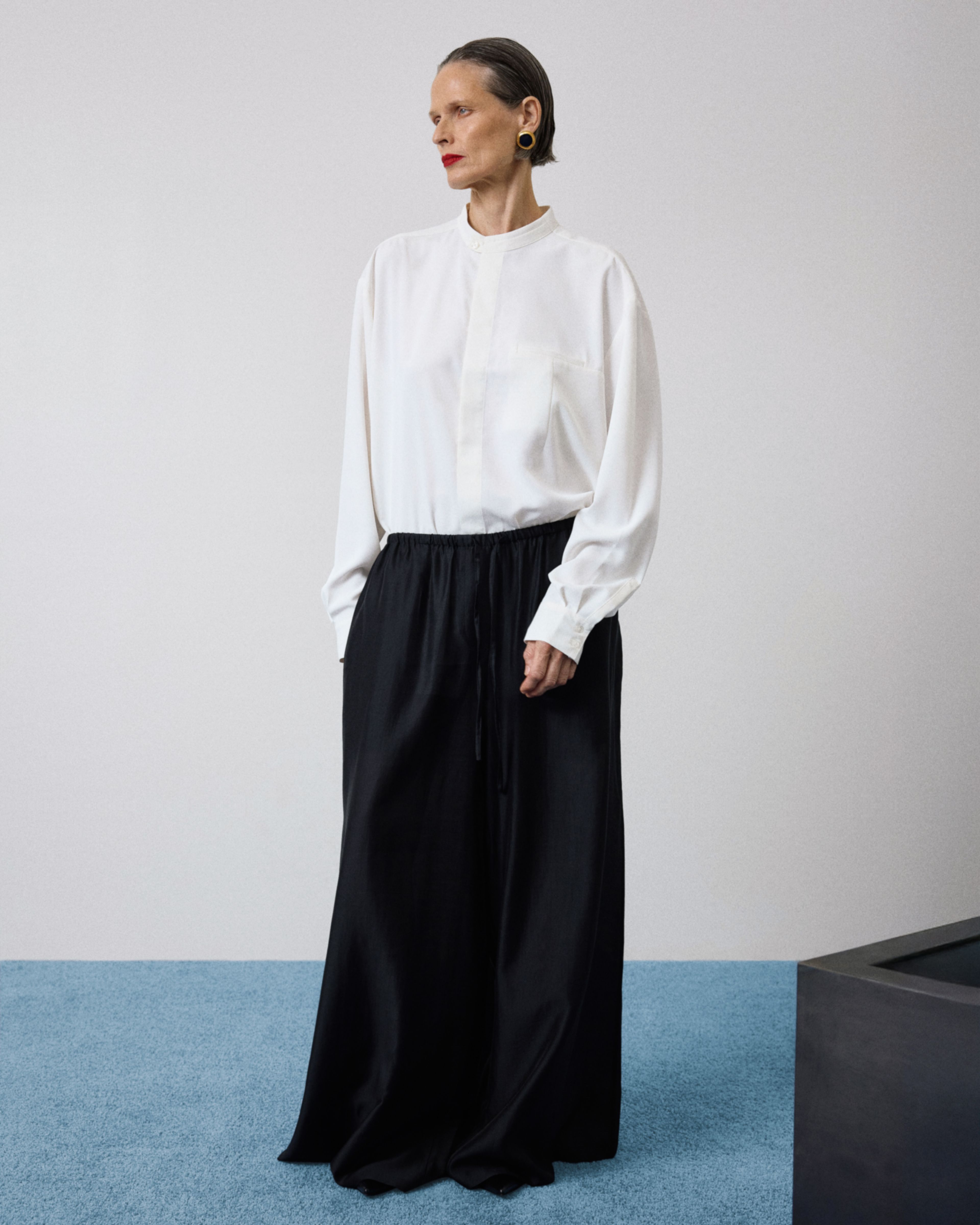 Vento Wide Leg Pant Black - Image 1