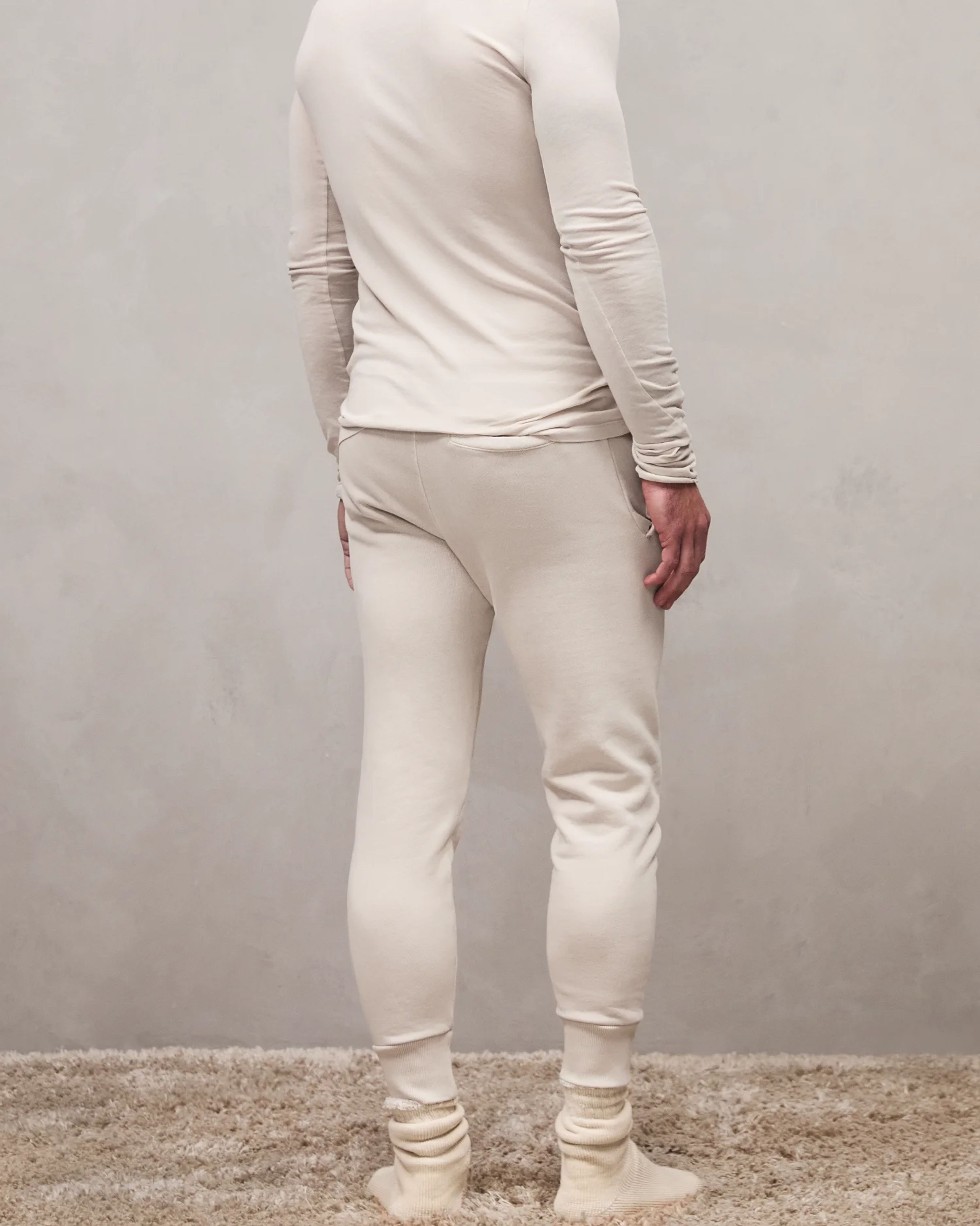 Slim Sweatpant Off White - Image 3