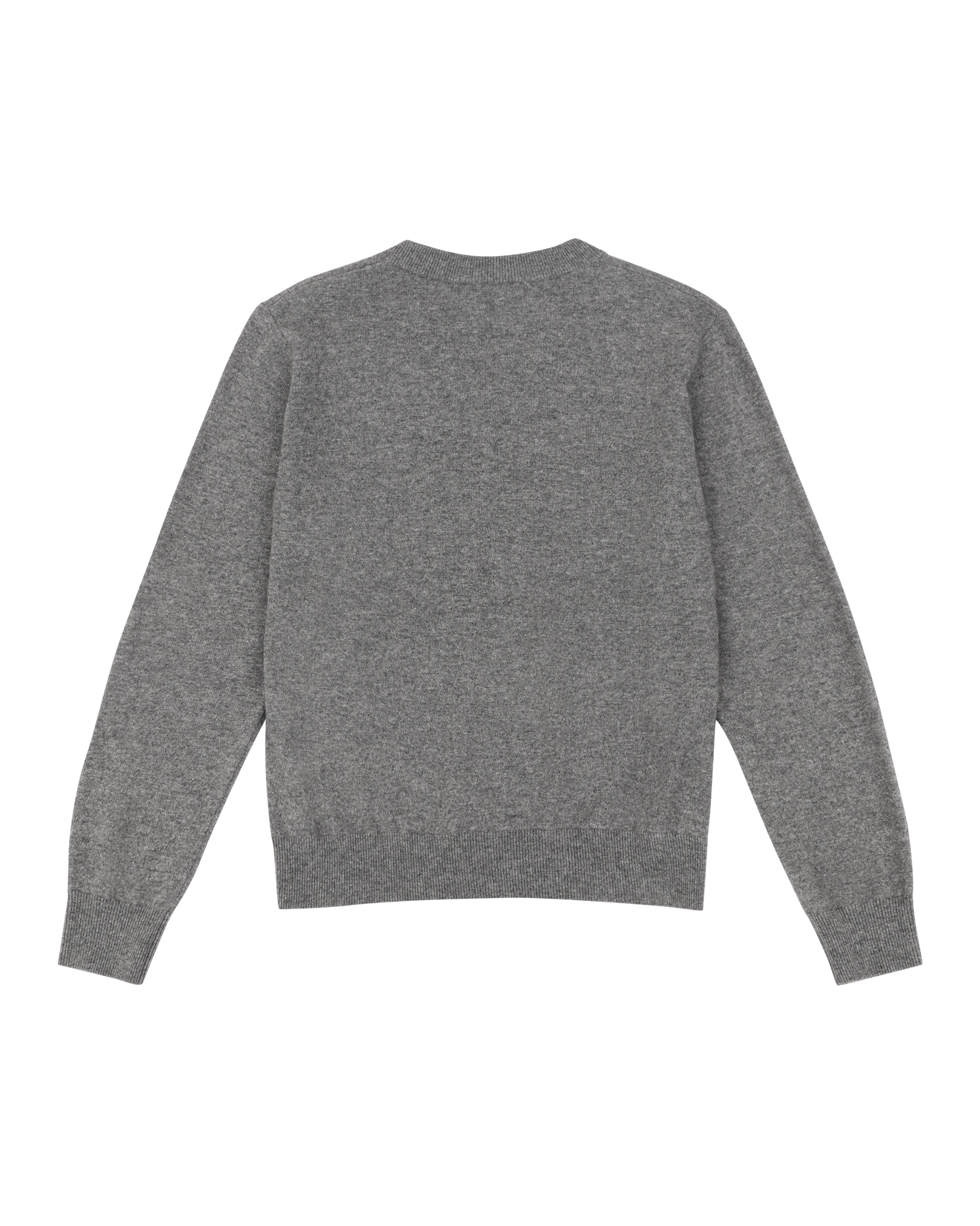 Knit V Neck Concrete - Image 7