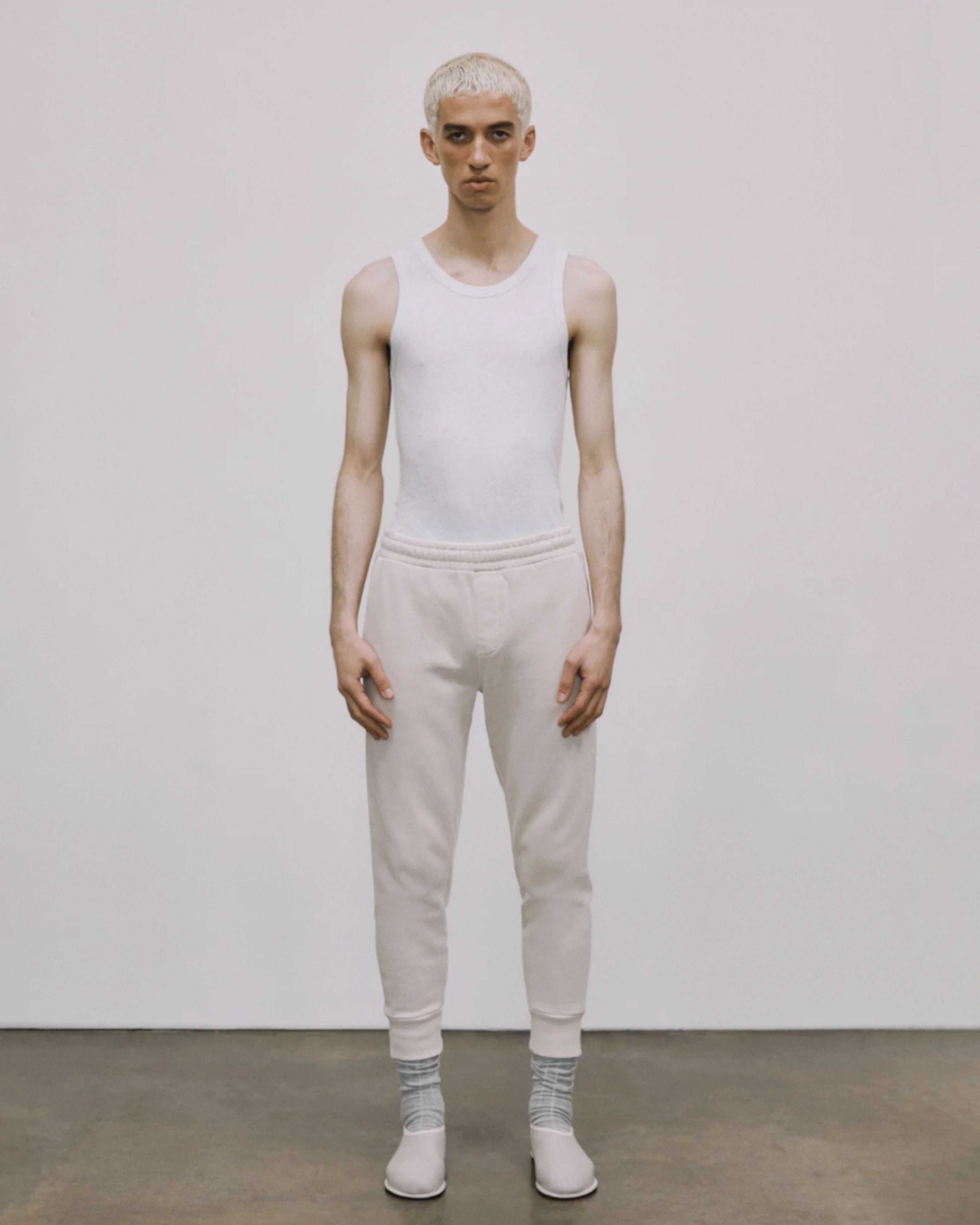 Sheer Tank Heather Grey - Image 8