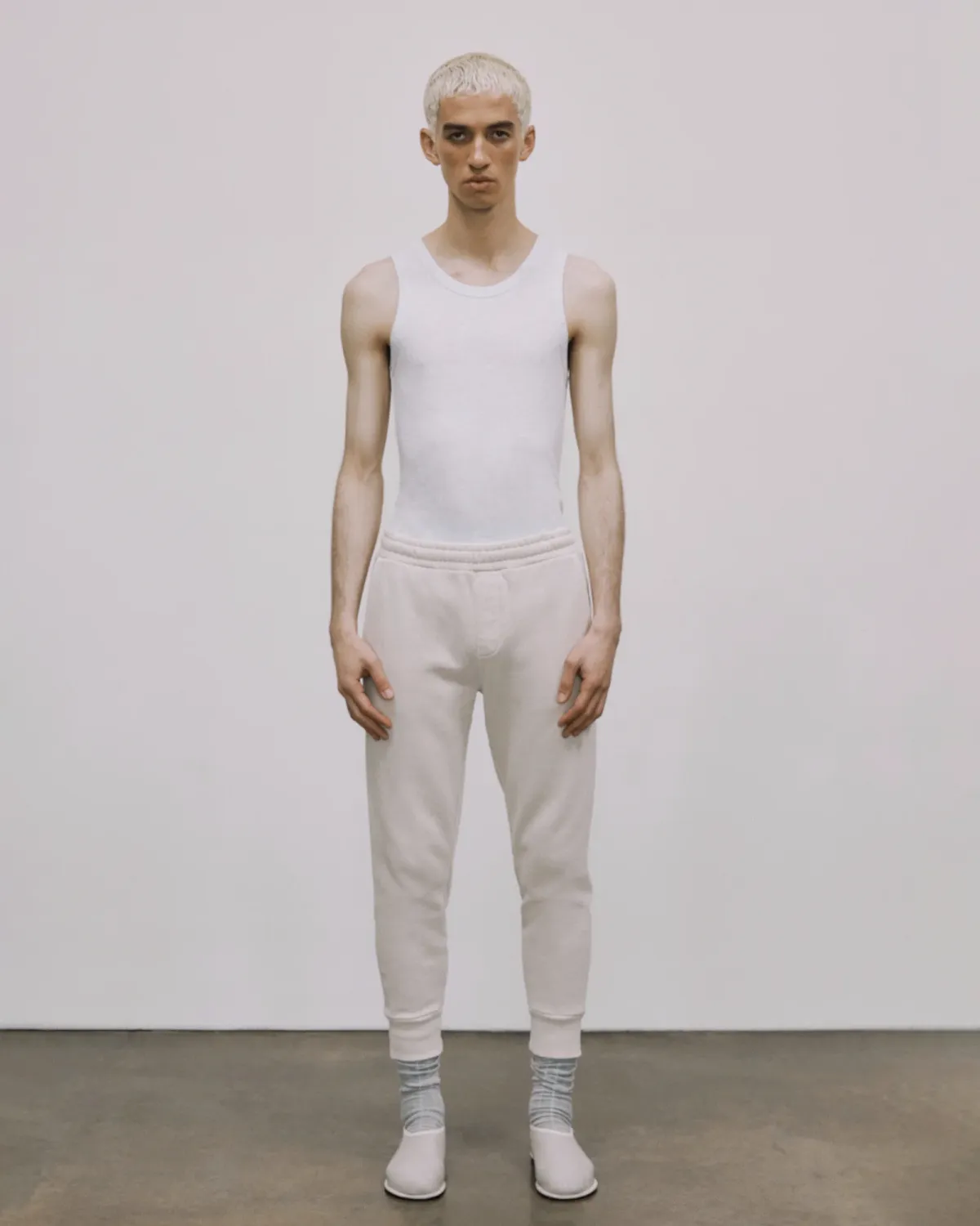 Sheer Tank Heather Grey - Image 8